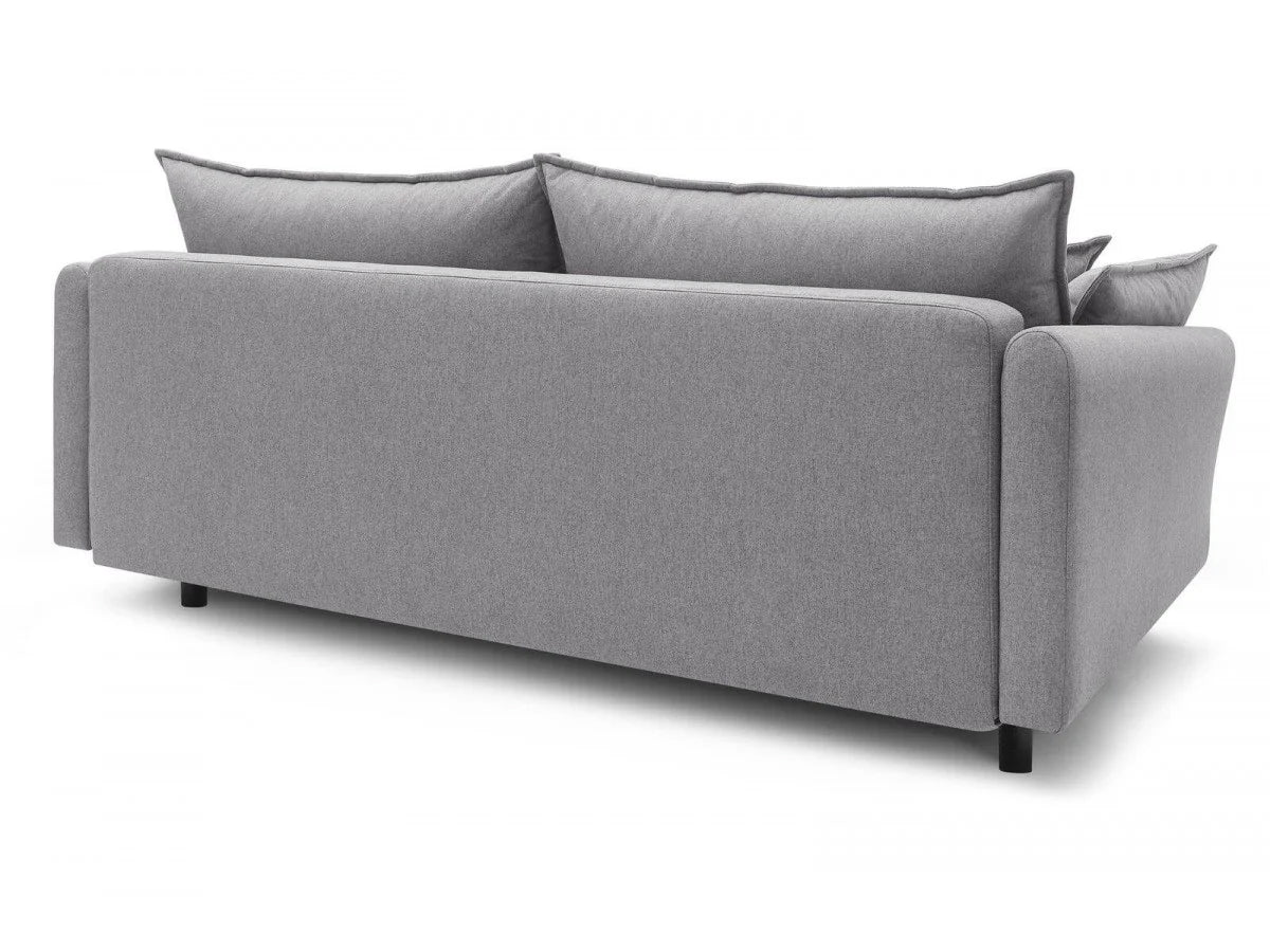 Canapea Extensibilă 3 locuri JULIET, cu ladă de depozitare, 215x88x95 cm - Prestigehome.ro - Canapea - Prestige #color_Gri-Deschis-Loft