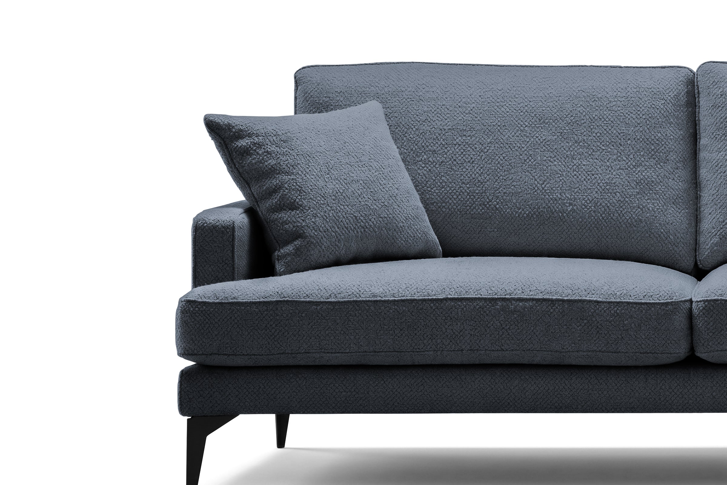 Colțar Fix AZURRO, cu ladă de depozitare, 280x90/180x85 cm - Prestigehome.ro - Colțar - Prestige #color_Albastru-Mystery