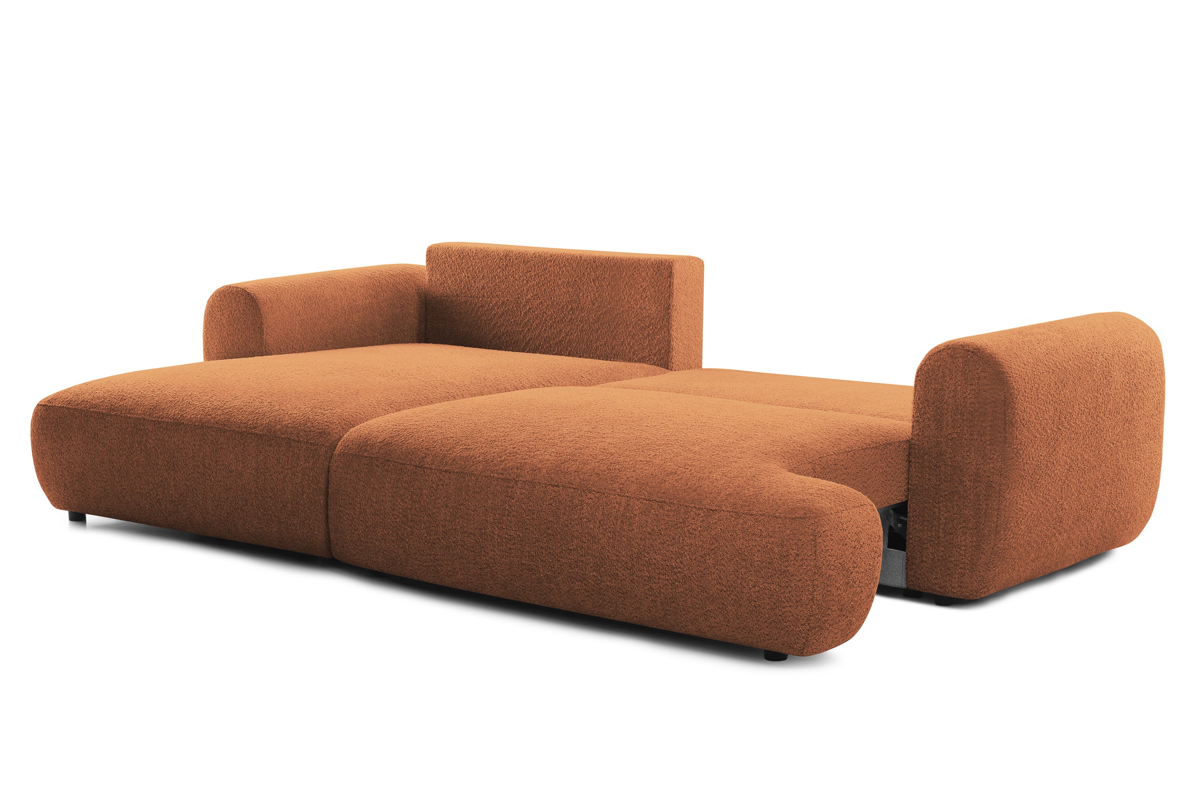 Colțar Extensibil 3 locuri NOA, cu ladă de depozitare, 270x155x80 cm, #color_Bordeaux-Anthology