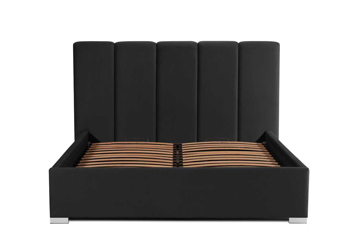 Pat Tapitat Luna, cu Lada Rabatabil, Prestigehome.ro, Prestige, #color_swing-negru