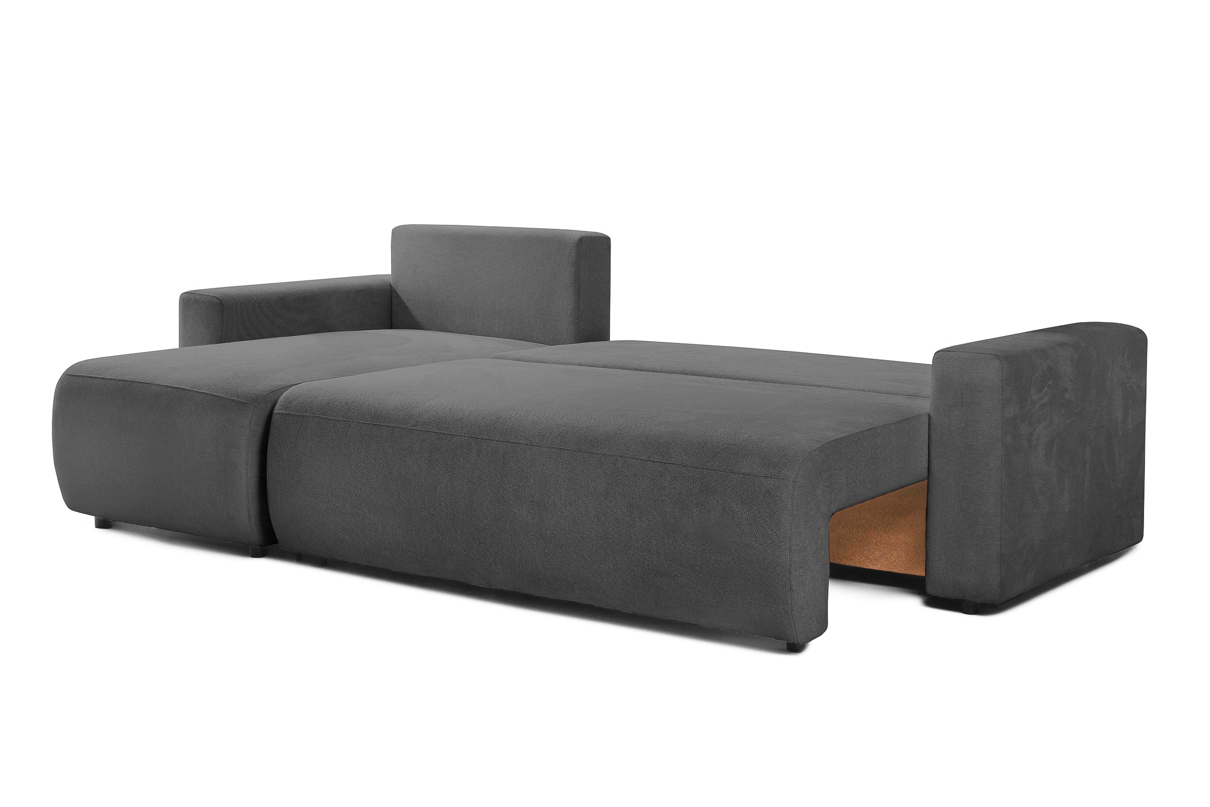 Canapea Extensibilă 3 locuri KENZO, 235x100x93 cm, #color_Gri-Cenusiu-Memphis
