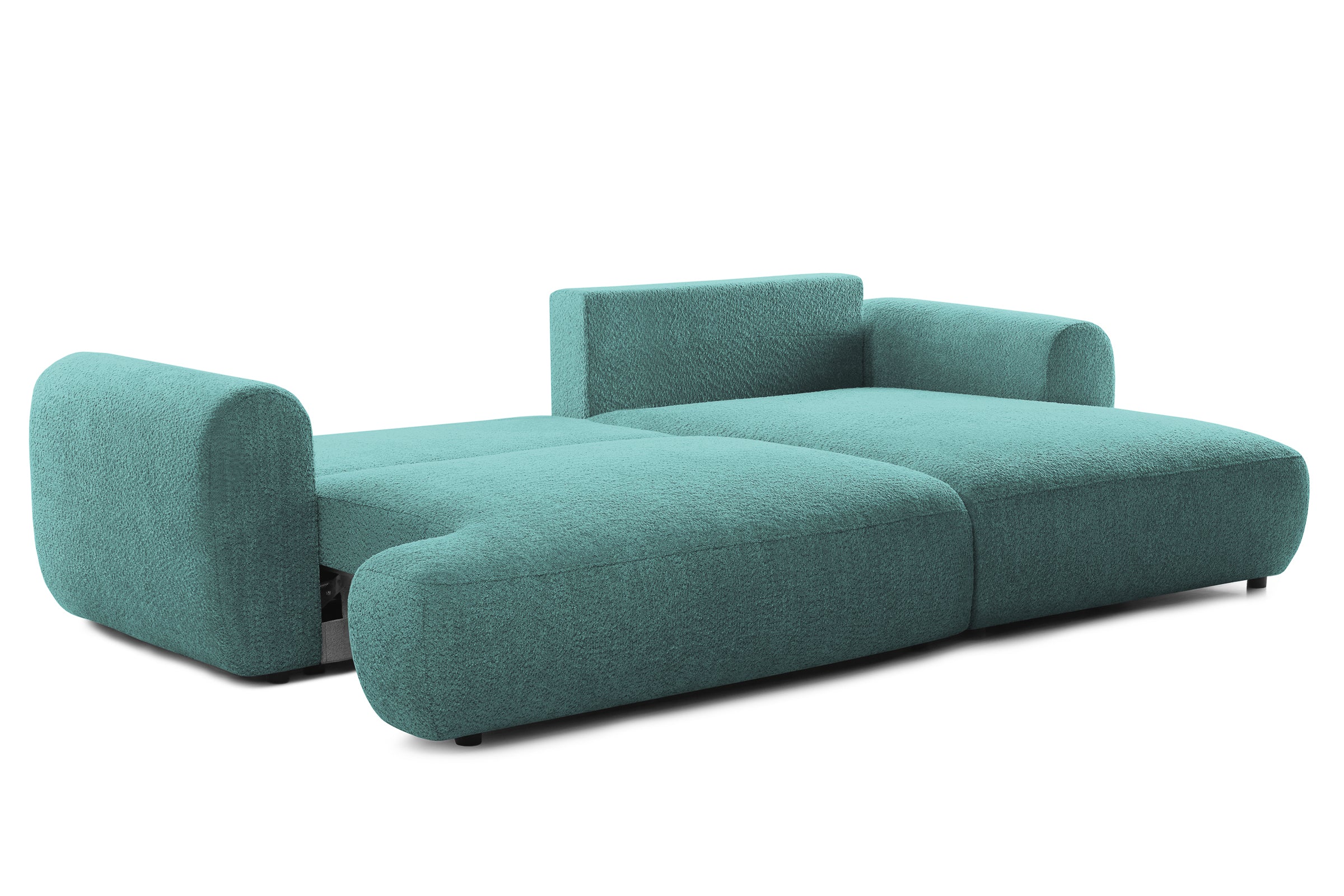Colțar Extensibil 3 locuri NOA, cu ladă de depozitare, 270x155x80 cm, #color_Albastru-Anthology