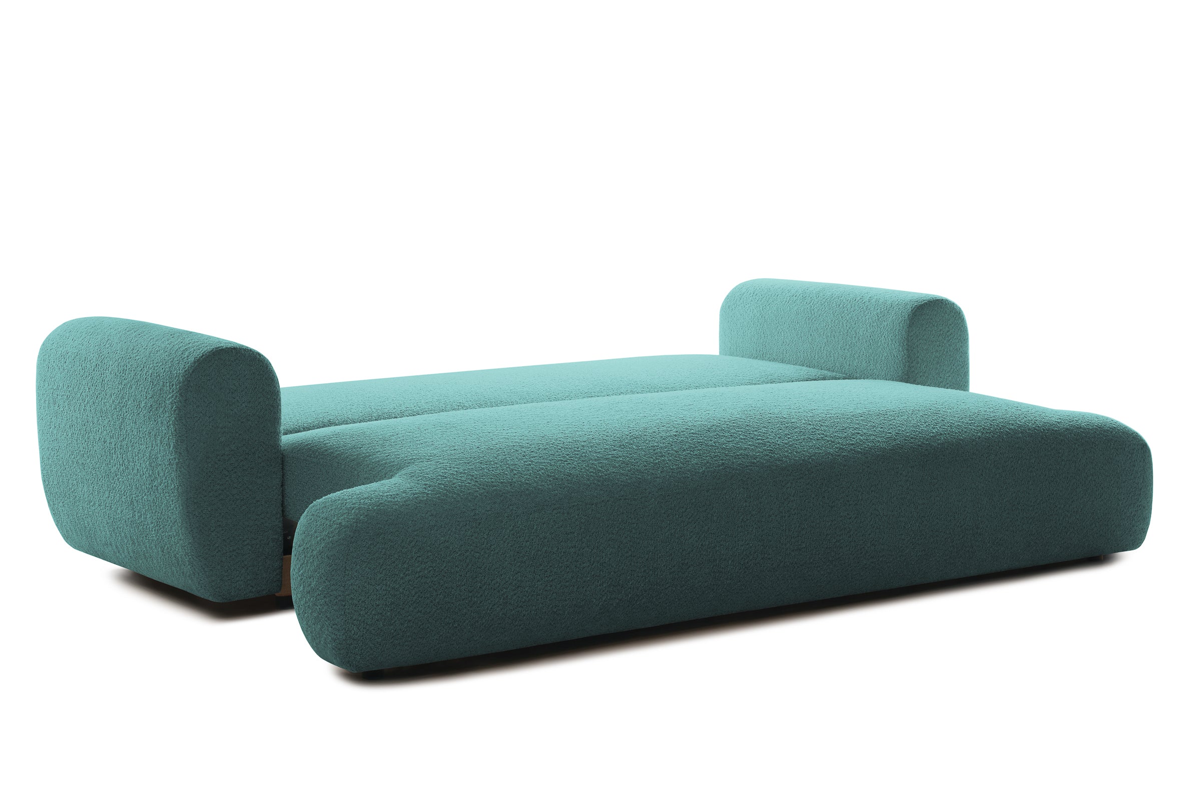 Canapea Extensibilă 3 locuri NOA, cu ladă depozitare, 244x108x80 cm, #color_Albastru-Anthology