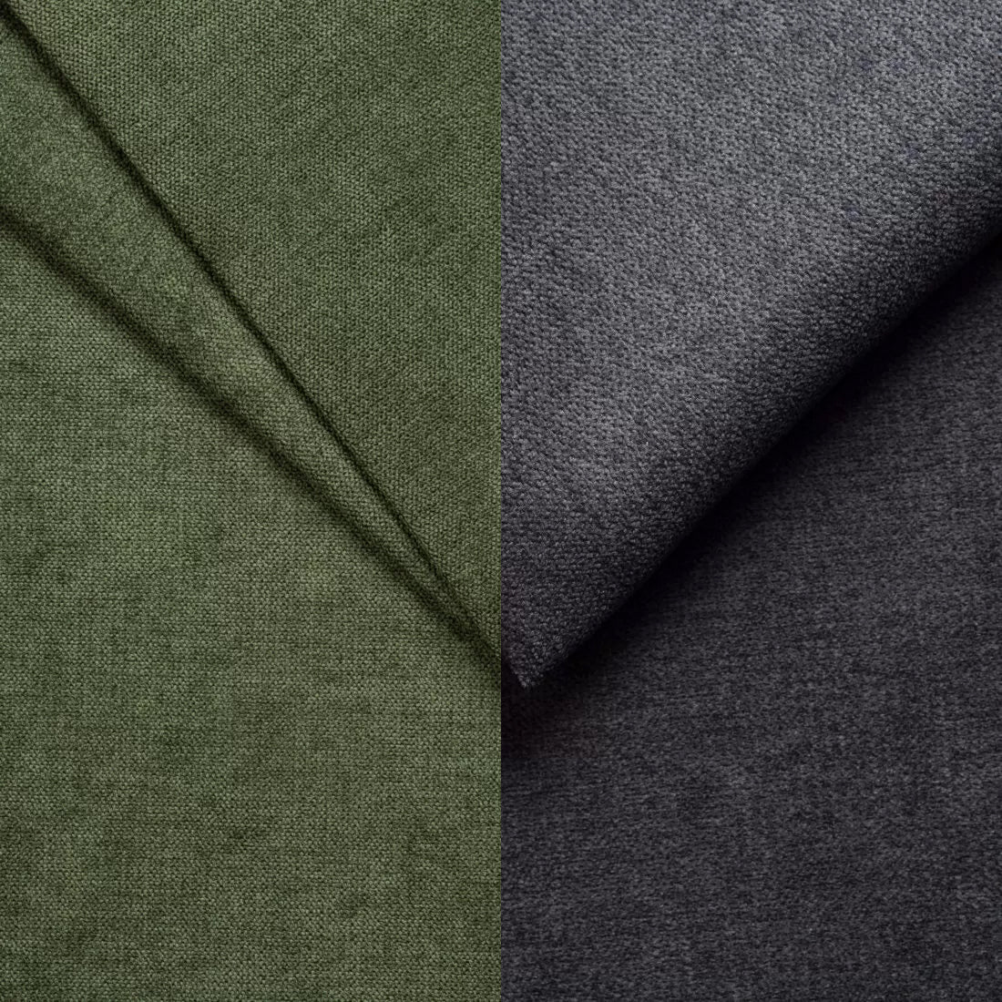 Colțar Extensibil VENETIA, cu ladă de depozitare, variante stânga/dreapta 290x170x80 cm, #color_Verde-Gri-Inchis-Enjoy
