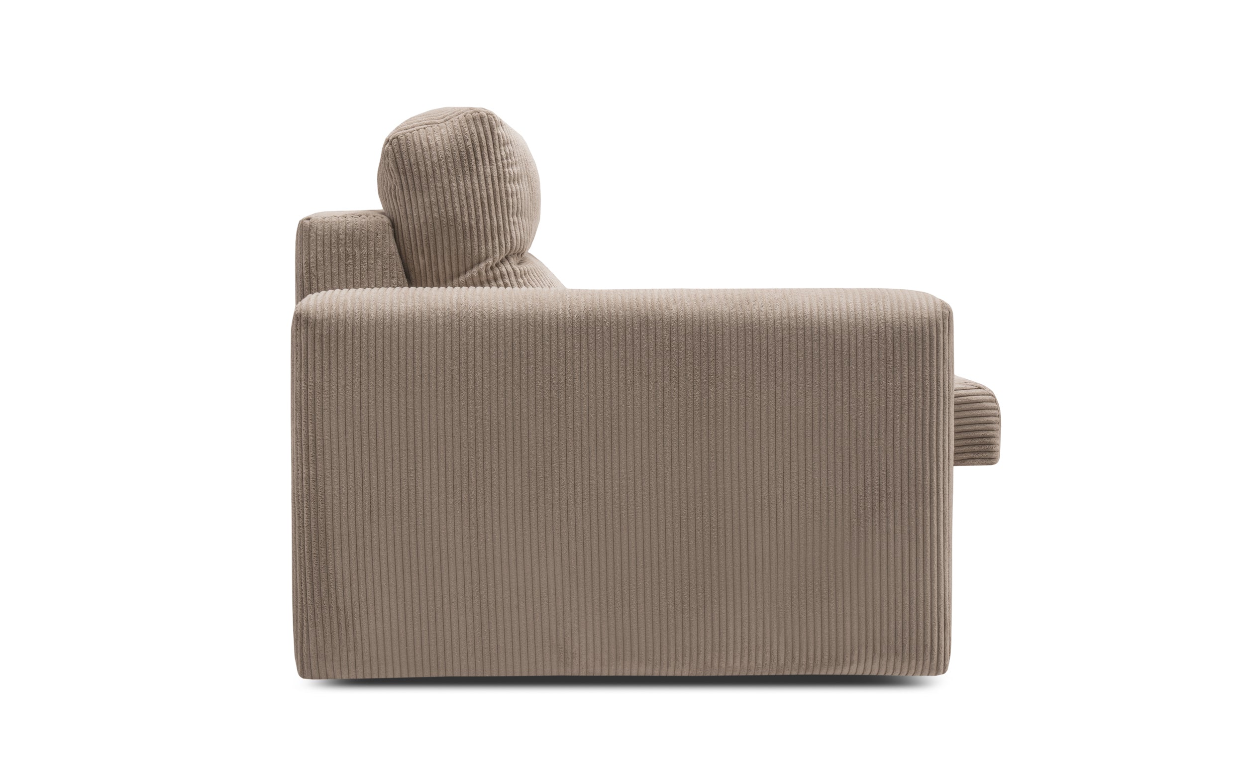 Canapea Extensibilă  SOHO, cu mecanism și saltea din spumă inclusă, 187 x 103 x 83 cm, Prestigehome.ro, #color_Maro-Deschis-Zoom