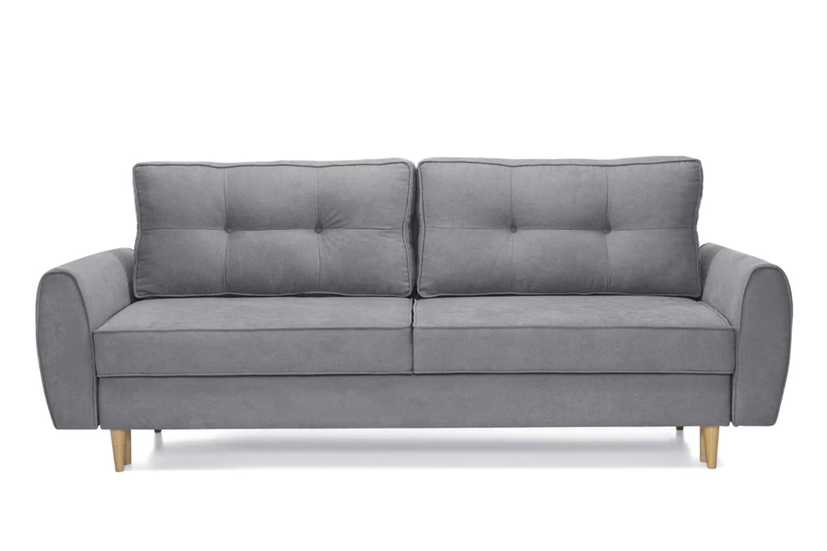 Canapea Extensibilă 3 locuri, RIGA, cu ladă de depozitare, 229x90x90 cm