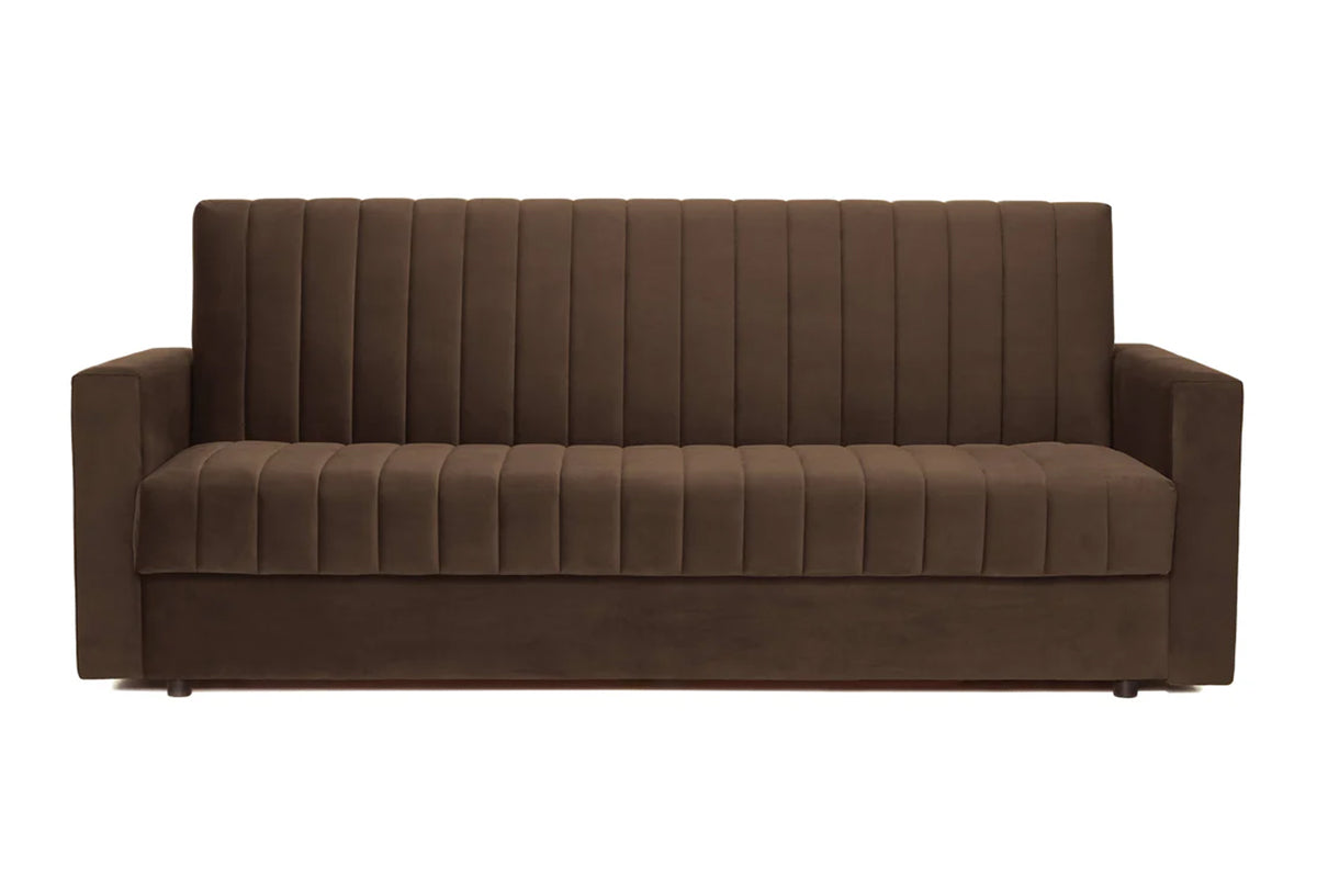 Canapea Extensibila 3 locuri Emerald, cu lada de depozitare 215x70x90 cm- Prestigehome.ro - Canapea - Prestige - #Color_velutto-Maro