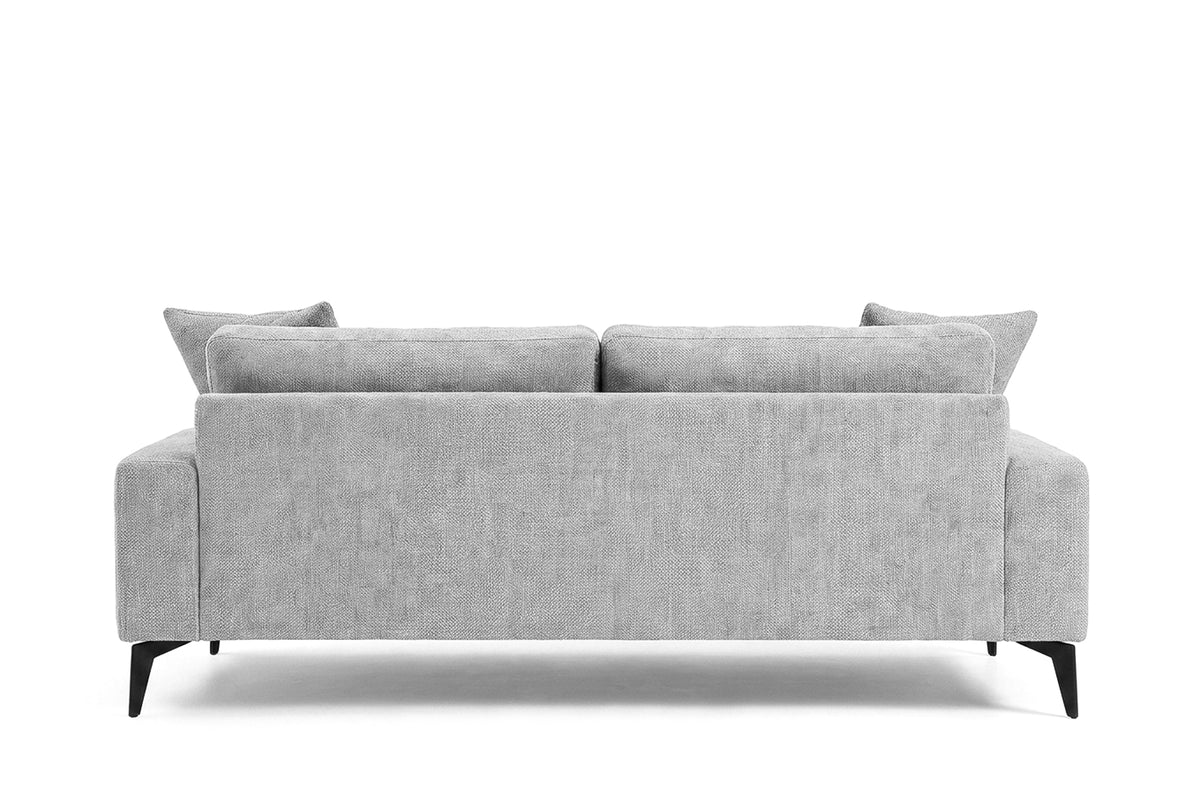 Colțar Fix AZURRO, cu ladă de depozitare, 280x90/180x85 cm - Prestigehome.ro - Colțar - Prestige #color_Gri-Argintiu-Mystery