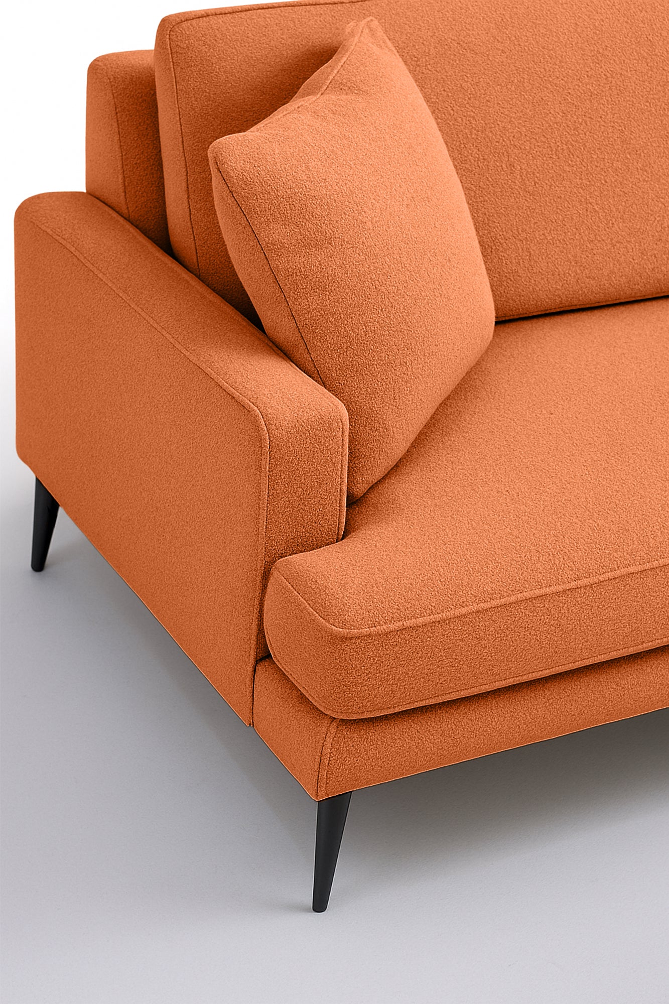Colțar Fix AZURRO, cu ladă de depozitare, 280x90/180x85 cm - Prestigehome.ro - Colțar - Prestige #color_Portocaliu-Mystery