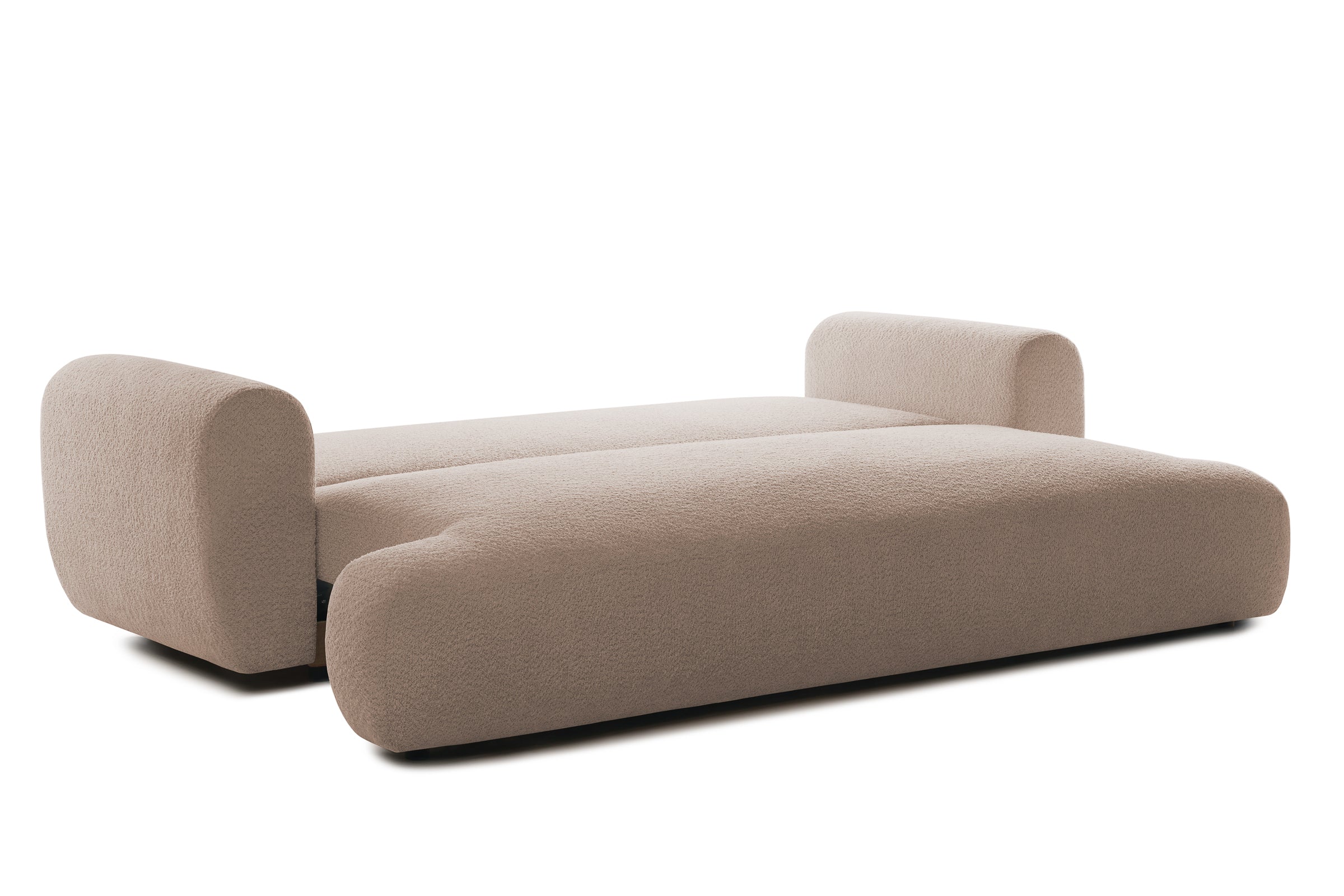 Canapea Extensibilă 3 locuri NOA, cu ladă depozitare, 244x108x80 cm, #color_Crem-Anthology