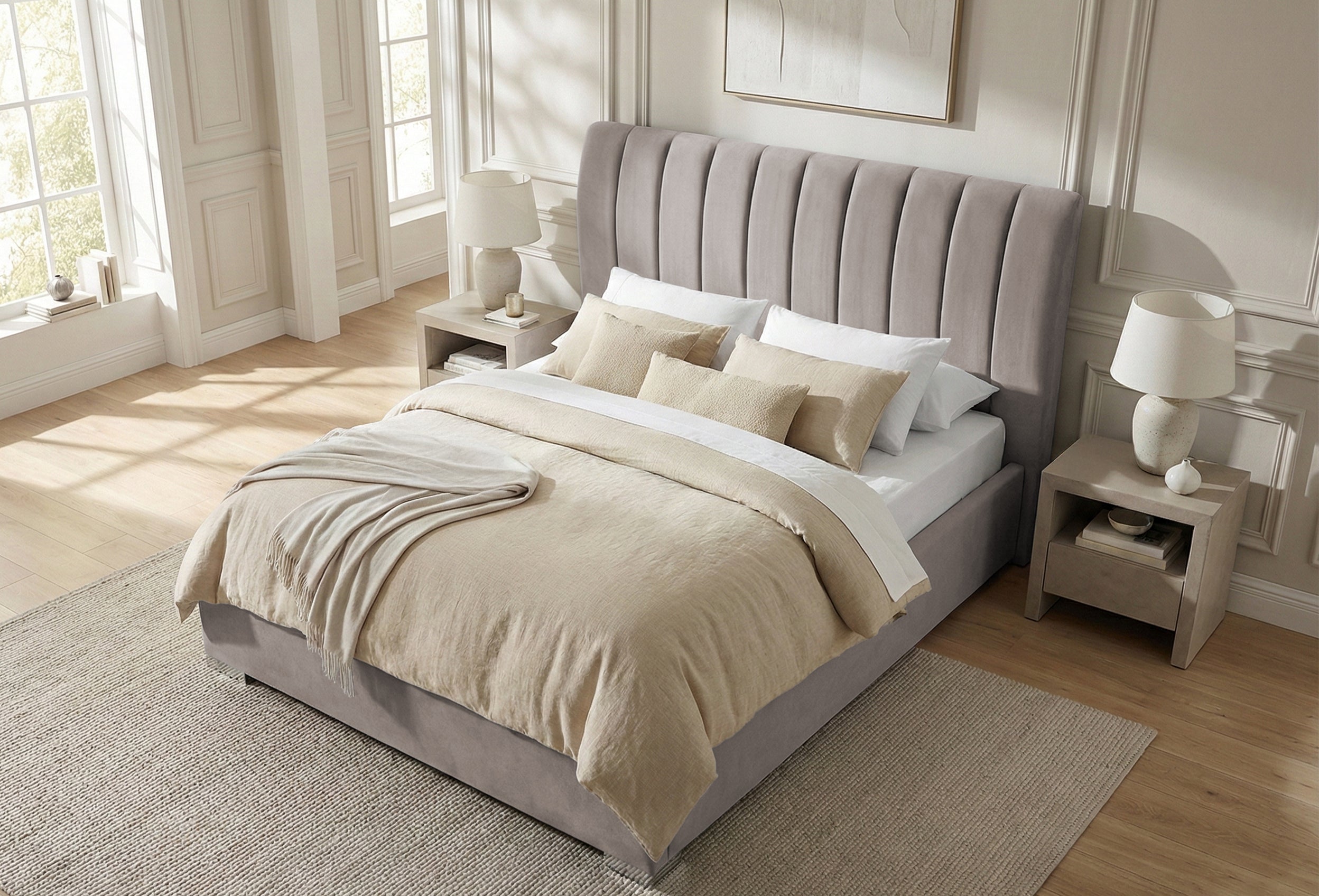 Pat Tapitat Santiago, cu Lada Rabatabil, Prestigehome.ro, Prestige, #Color_swing-bej