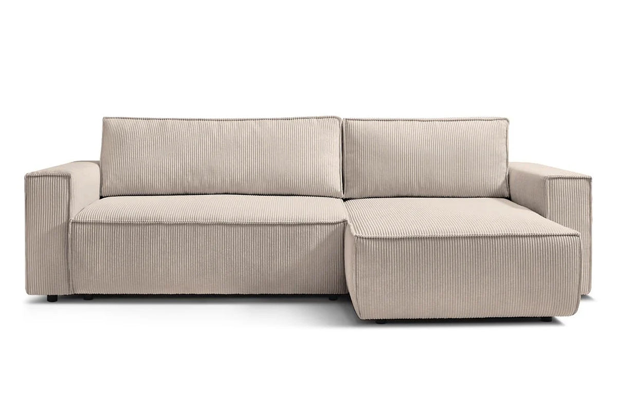 Colțar extensibil cloud, cu ladă de depozitare, șezlong interschimbabil, 275x145x85 cm