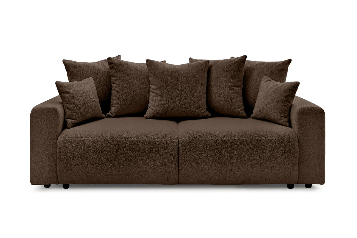Canapea extensibilă 3 locuri livigno, cu ladă de depozitare, 235x93x100 cm