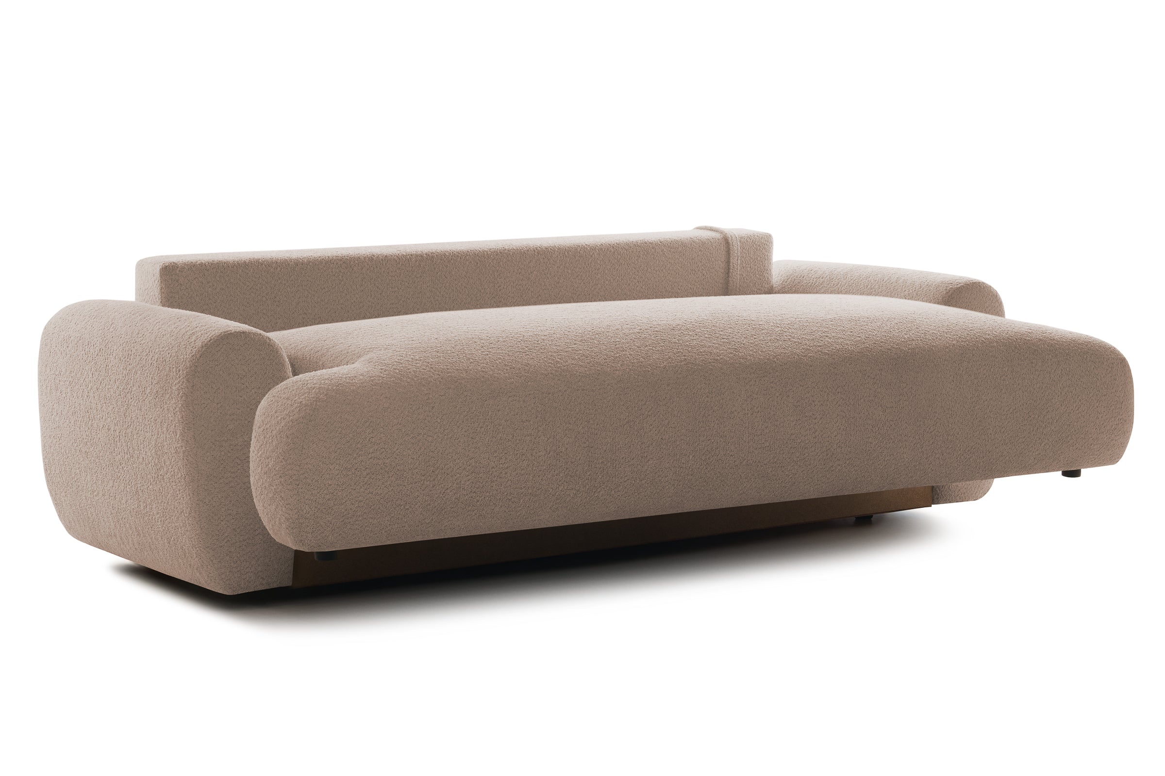Canapea Extensibilă 3 locuri NOA, cu ladă depozitare, 244x108x80 cm, #color_Crem-Anthology