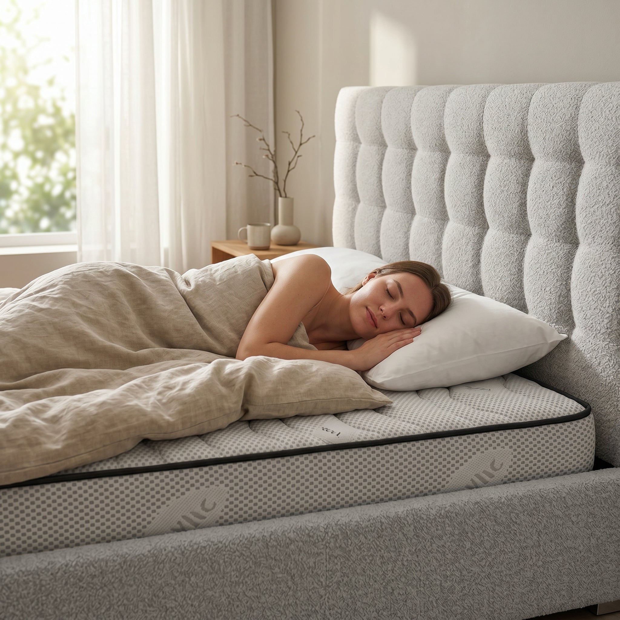 Saltea SILVER FLEX, spumă poliuretanică, reversibilă, hipoalergenică, super ortopedică, Grosime 19 cm  - Prestige Home