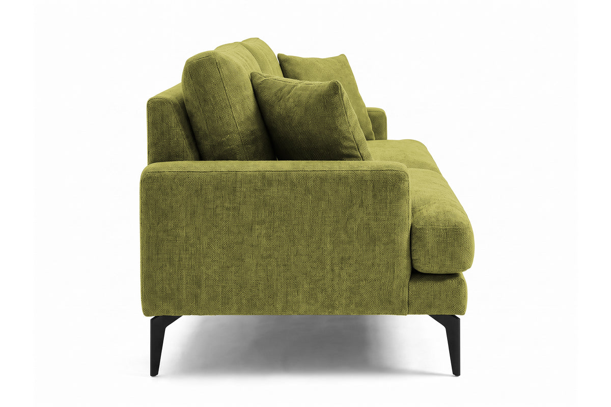 Colțar Fix AZURRO, cu ladă de depozitare, 280x90/180x85 cm - Prestigehome.ro - Colțar - Prestige #color_Verde-Olive-Mystery