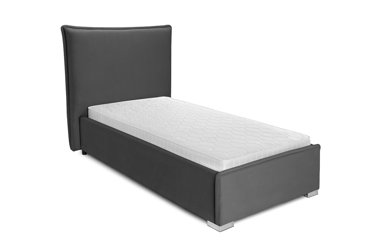 Pat Tapițat Nice, cu somieră rabatabilă și ladă de depozitare