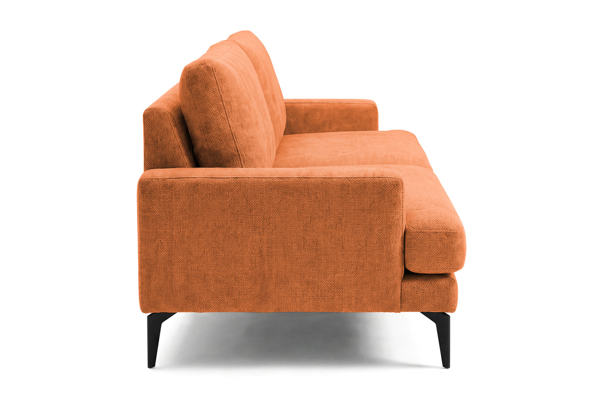 Colțar Fix AZURRO, cu ladă de depozitare, 280x90/180x85 cm - Prestigehome.ro - Colțar - Prestige #color_Portocaliu-Mystery