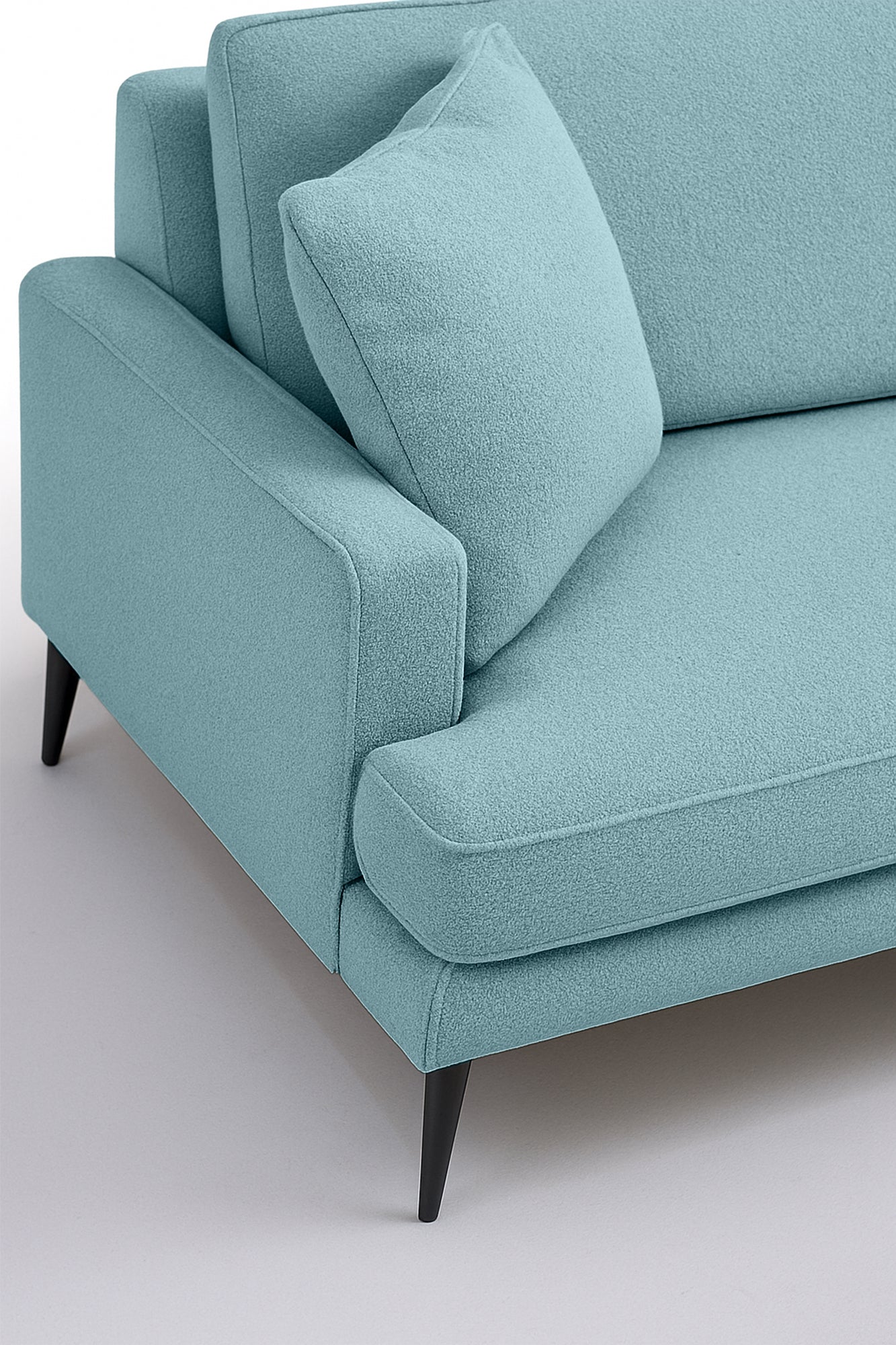 Canapea Fixă AZURRO, 3 locuri, 205x90x85 cm - Prestigehome.ro - Canapea - Prestige #color_Albastru-Mystery