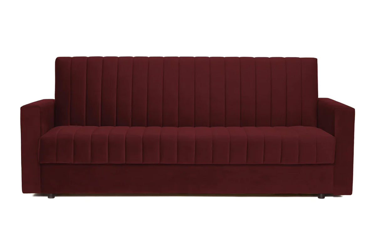 Canapea Extensibila 3 locuri Emerald, cu lada de depozitare 215x70x90 cm- Prestigehome.ro - Canapea - Prestige - #Color_velutto-Bordeaux