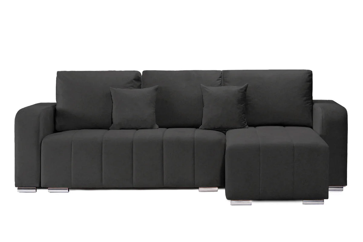 Colțar Extensibil DIEGO, cu lada depozitare, sezlong interschimbabil, 230x190x93cm, Prestigehome.ro, #color_Gri-Grafit-Whisper