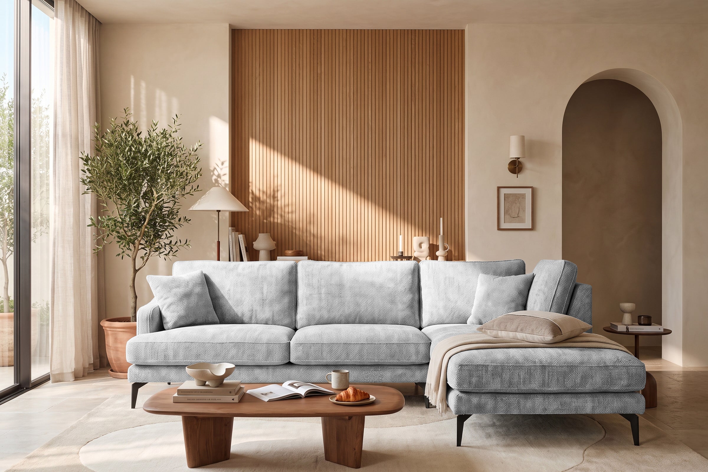 Colțar Fix AZURRO, cu ladă de depozitare, 280x90/180x85 cm - Prestigehome.ro - Colțar - Prestige #color_Gri-Argintiu-Mystery