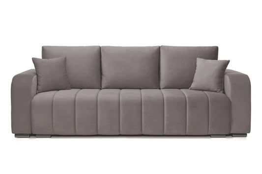 Canapea Extensibila 3 locuri Diego, cu lada de depozitare, 230x92x90 cm - Prestigehome.ro - Canapea - Prestige - #color_velutto-gri