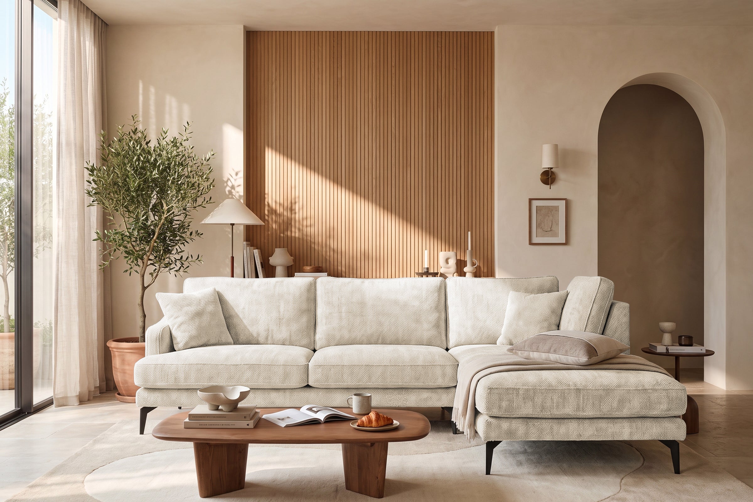 Colțar Fix AZURRO, cu ladă de depozitare, 280x90/180x85 cm - Prestigehome.ro - Colțar - Prestige #color_Crem-Mystery