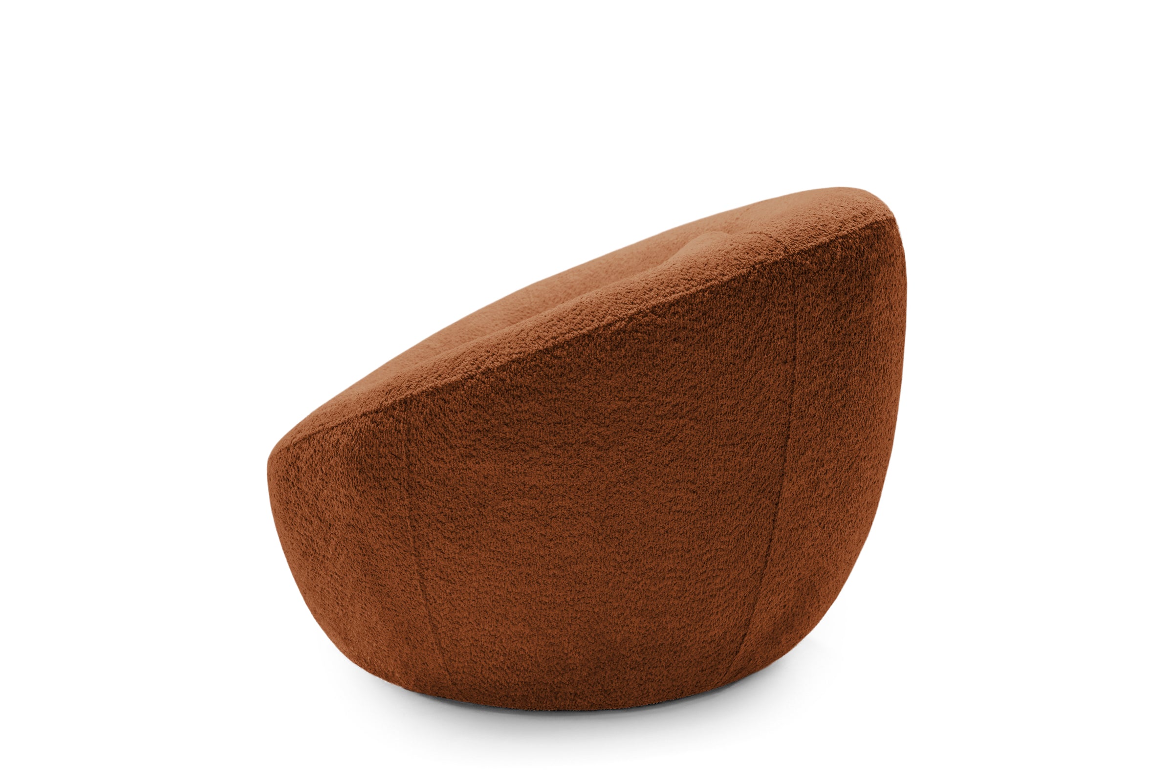 Fotoliu NIDO, suport lombar, 70x70x90 cm, #color_Caramiziu-Anthology
