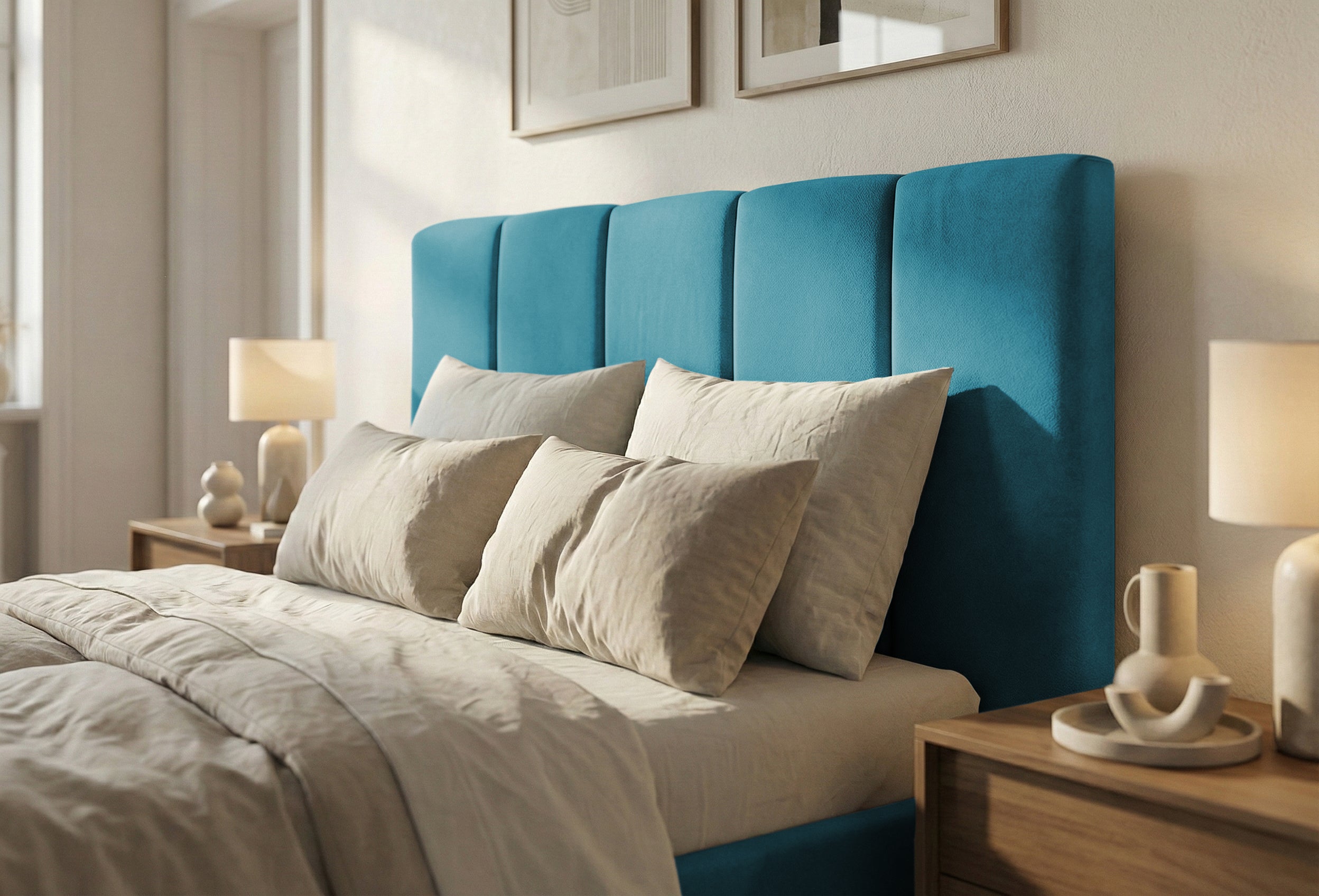 Pat Tapitat Luna, cu Lada Rabatabil, Prestigehome.ro, Prestige, #color_swing-turcoaz