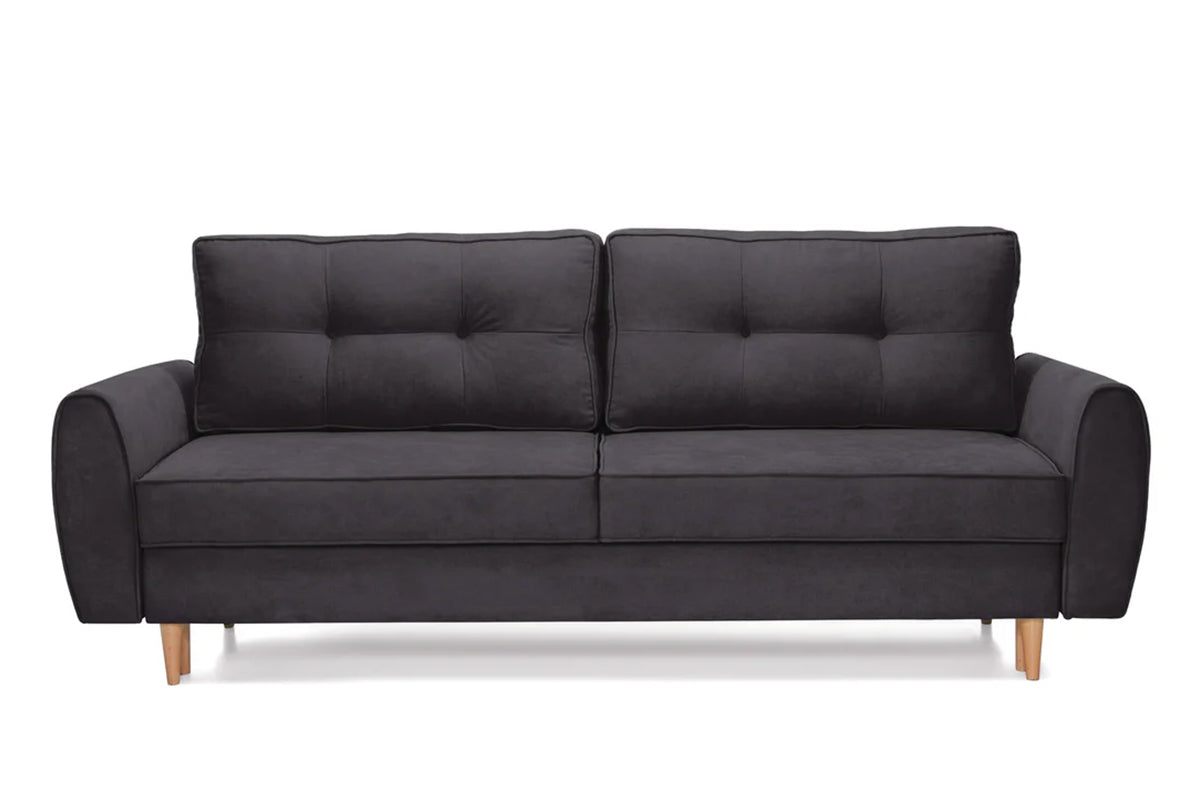 Canapea Extensibilă 3 locuri, RIGA, cu ladă de depozitare, 229x90x90 cm