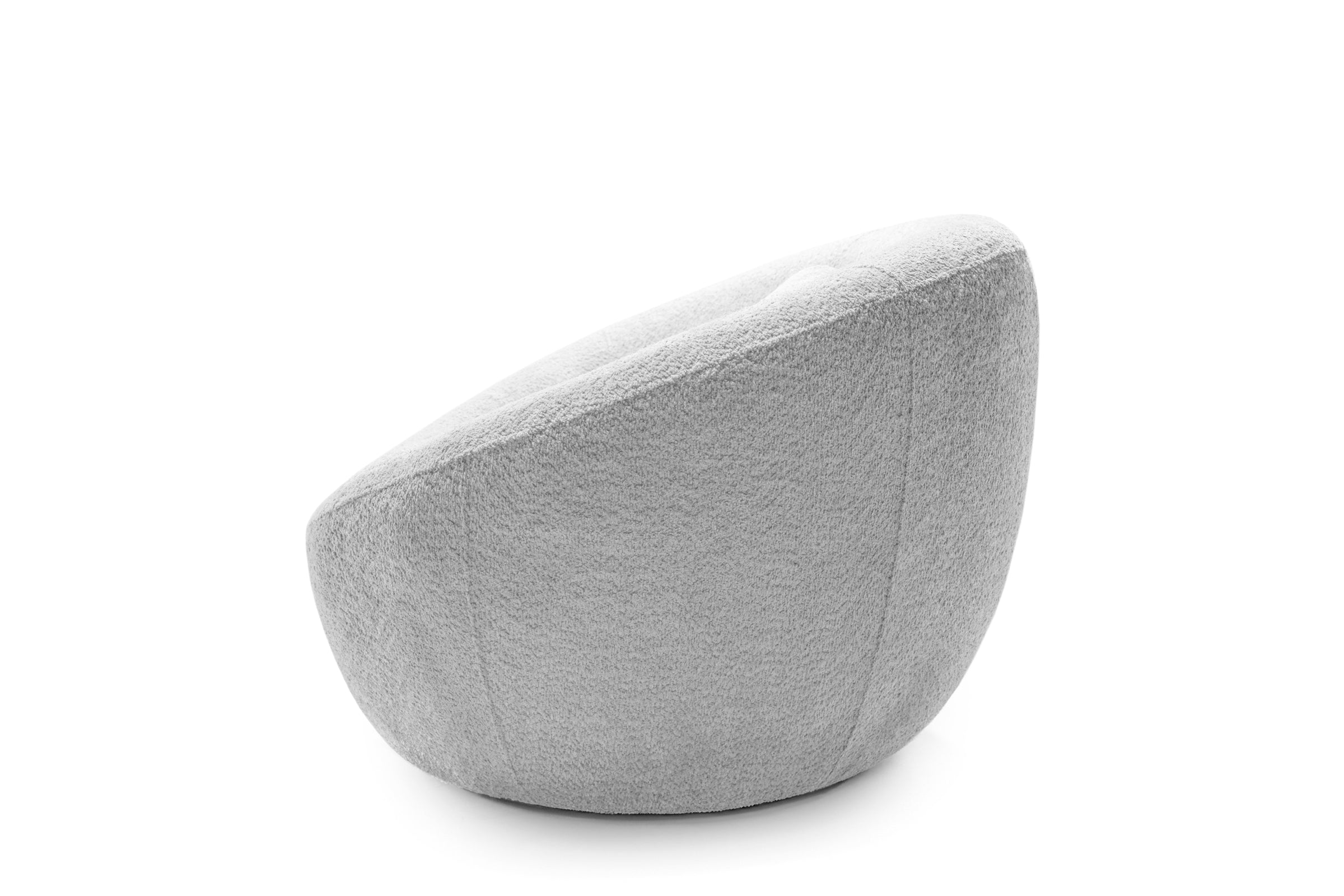 Fotoliu NIDO, suport lombar, 70x70x90 cm, #color_Gri-Argintiu-Anthology