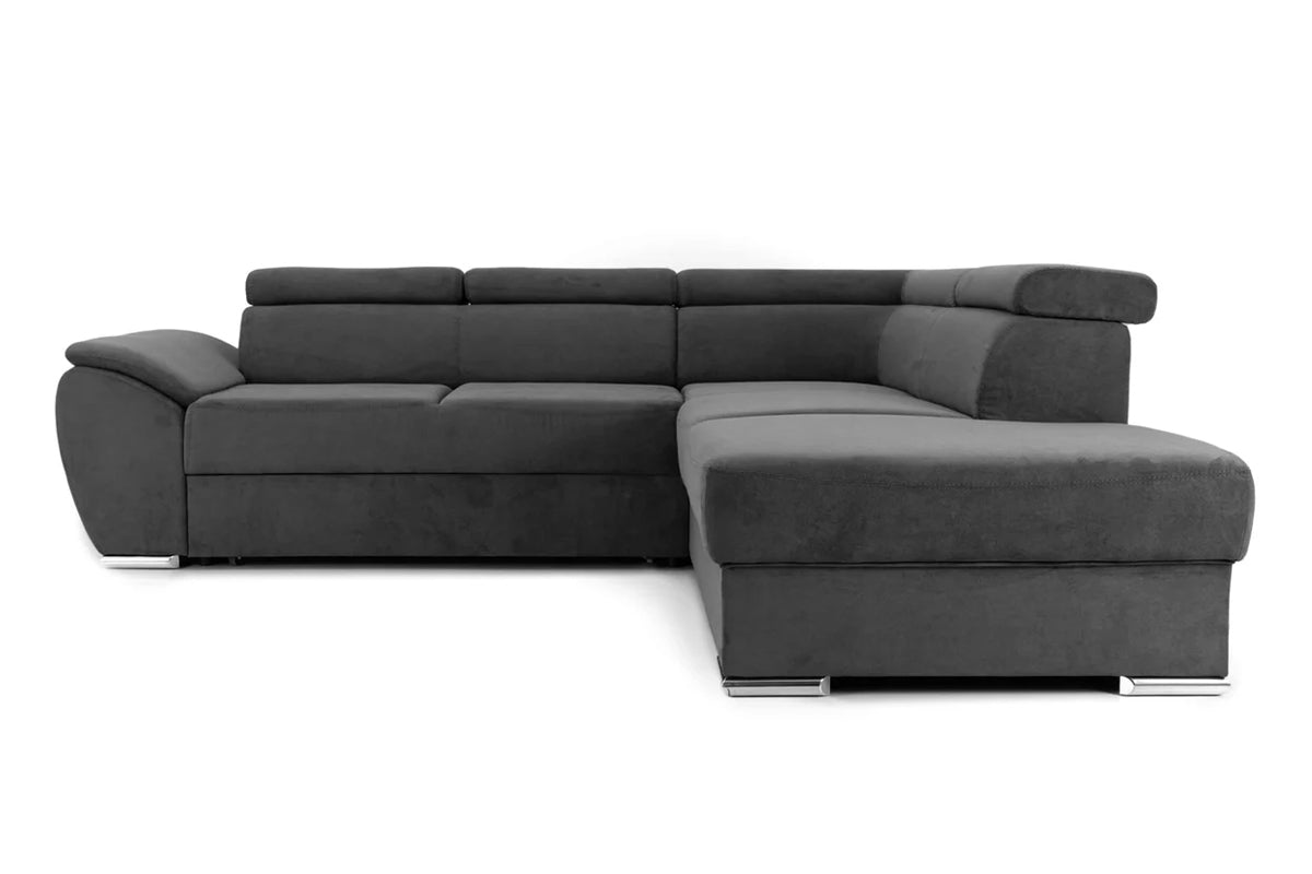 Colțar Extensibil CUBA cu tetiere reglabile variante stânga/dreapta 275x240x80 cm