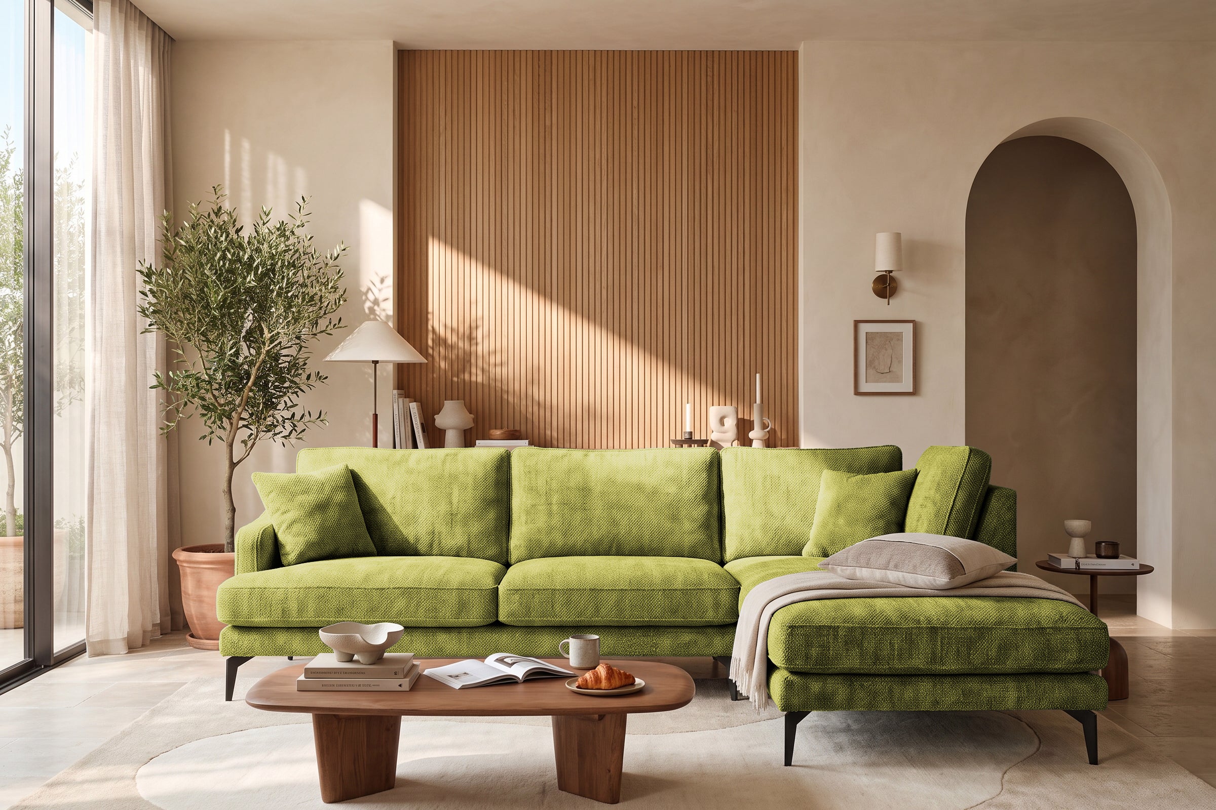 Colțar Fix AZURRO, cu ladă de depozitare, 280x90/180x85 cm - Prestigehome.ro - Colțar - Prestige #color_Verde-Olive-Mystery