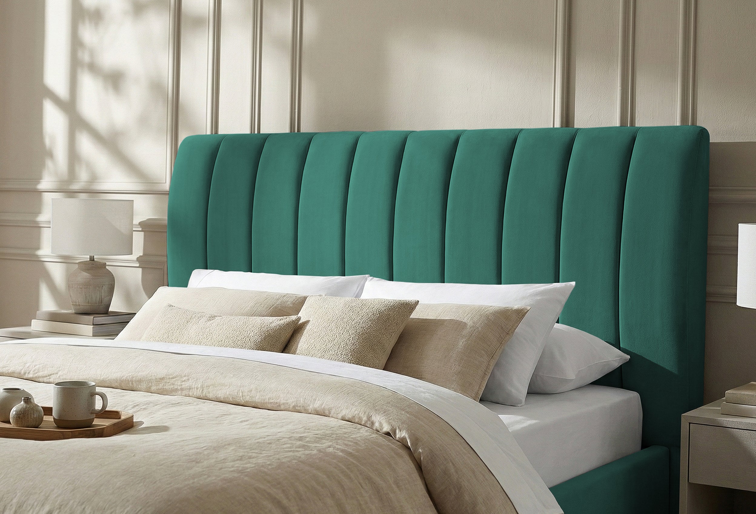 Pat Tapitat Santiago, cu Lada Rabatabil, Verde-Smarald, Prestigehome.ro, Prestige, #Color_swing-verde