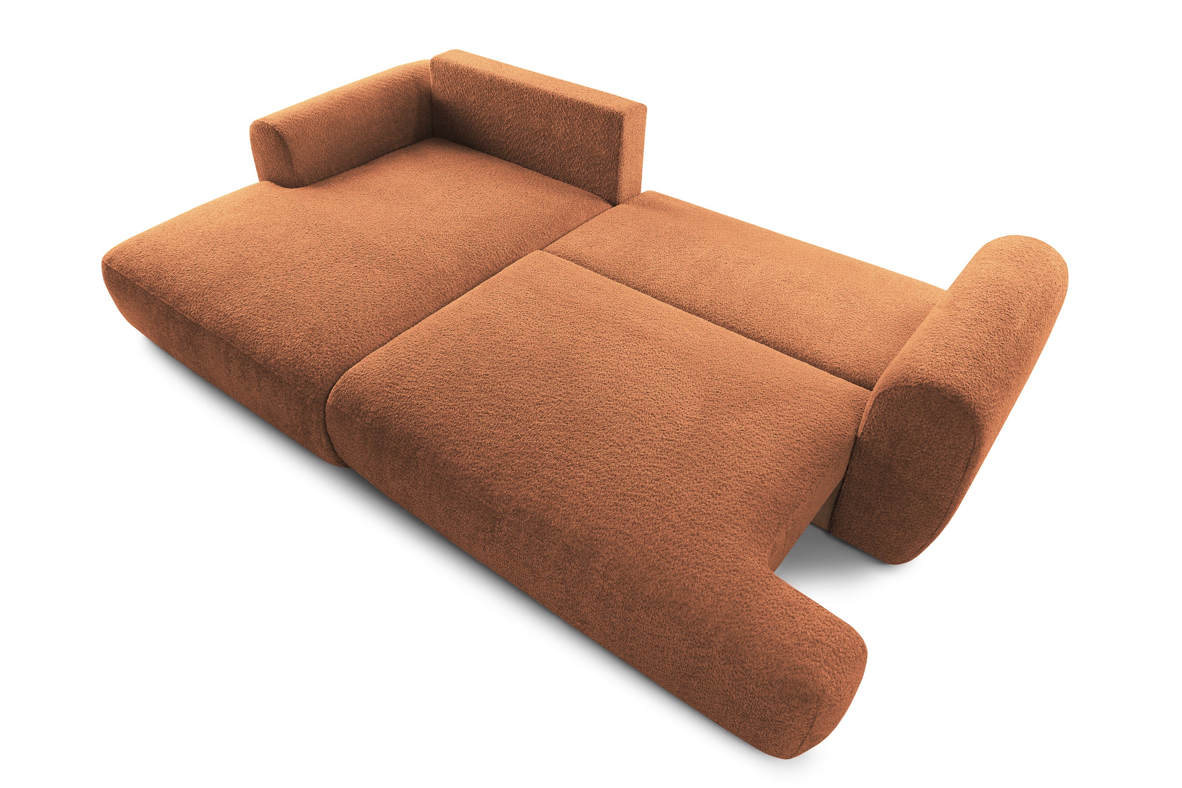 Colțar Extensibil 3 locuri NOA, cu ladă de depozitare, 270x155x80 cm, #color_Bordeaux-Anthology