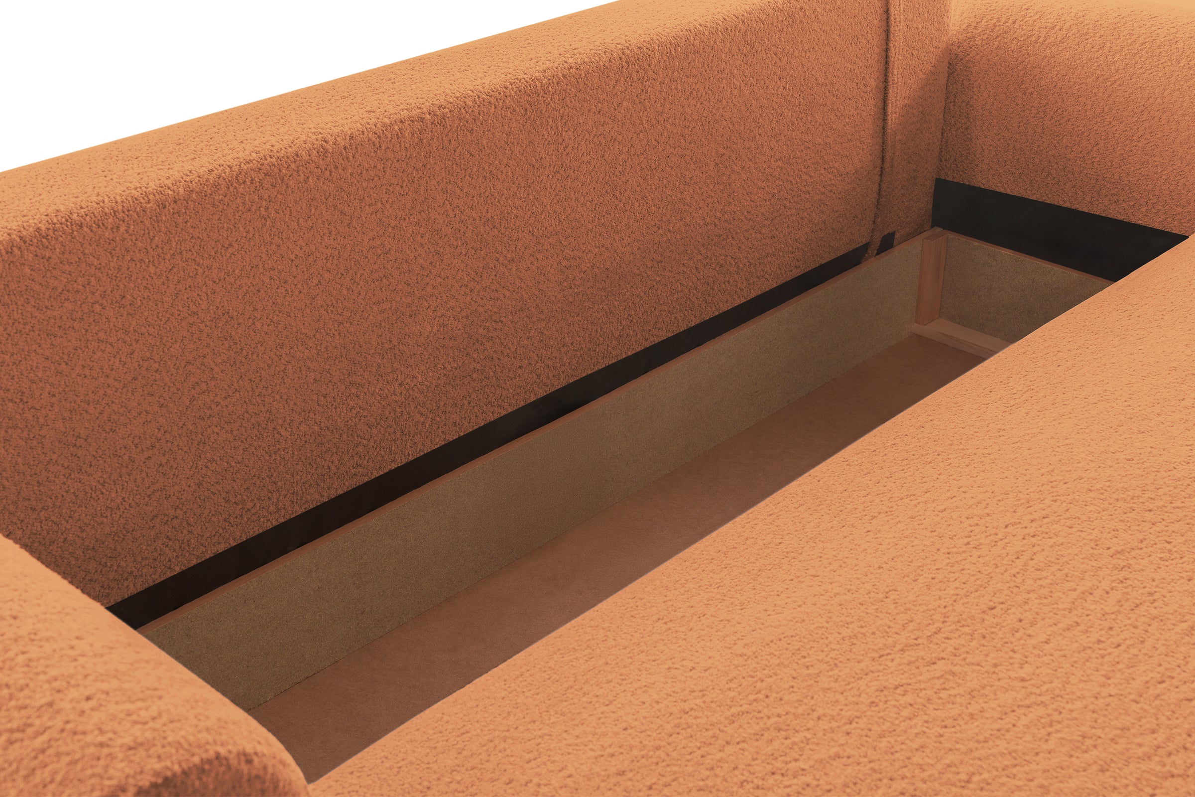 Canapea Extensibilă 3 locuri NOA, cu ladă depozitare, 244x108x80 cm, #color_Bordeaux-Anthology