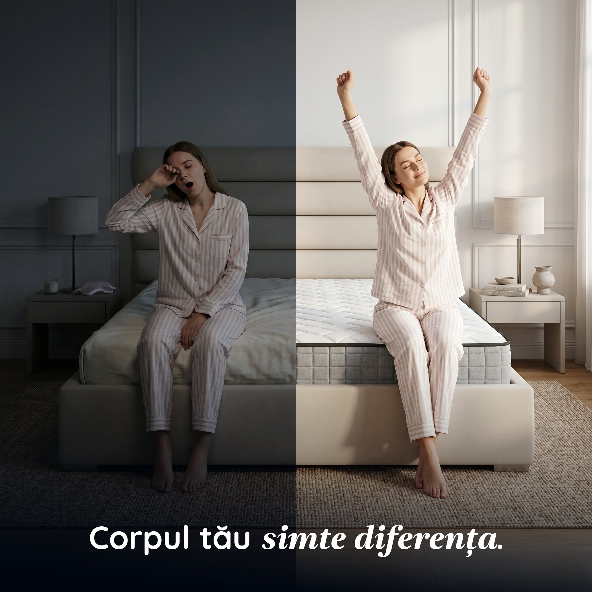 Saltea SAPPHIRE PLUS, 14+5 Memory Ortopedica, PrestigeHome
