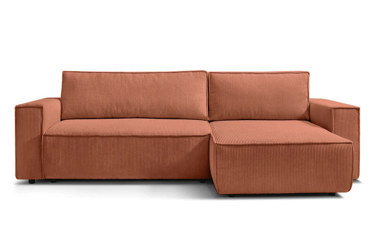Coltar Extensibil 3 locuri Cloud, cu lada de depozitare, 275x145x85 cm - Prestigehome.ro - Coltar - Prestige - #color_Maro-Fjord