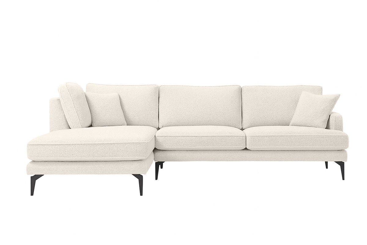 Colțar Fix AZURRO, cu ladă de depozitare, 280x90/180x85 cm - Prestigehome.ro - Colțar - Prestige #color_Crem-Mystery