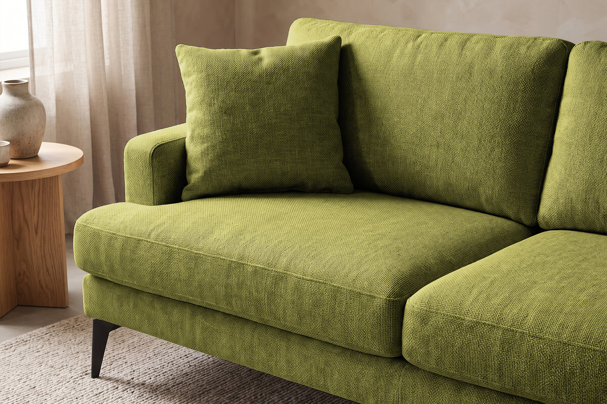 Colțar Fix AZURRO, cu ladă de depozitare, 280x90/180x85 cm - Prestigehome.ro - Colțar - Prestige #color_Verde-Olive-Mystery