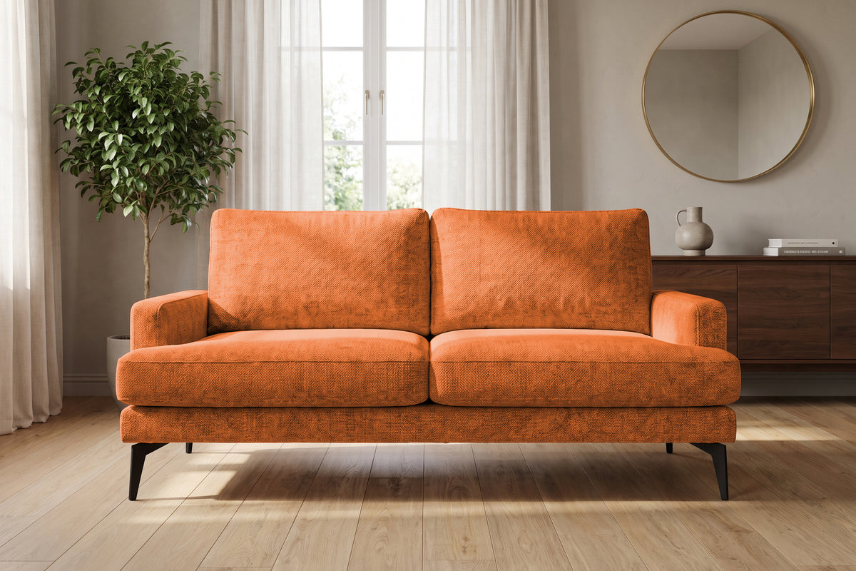 Colțar Fix AZURRO, cu ladă de depozitare, 280x90/180x85 cm - Prestigehome.ro - Colțar - Prestige #color_Portocaliu-Mystery