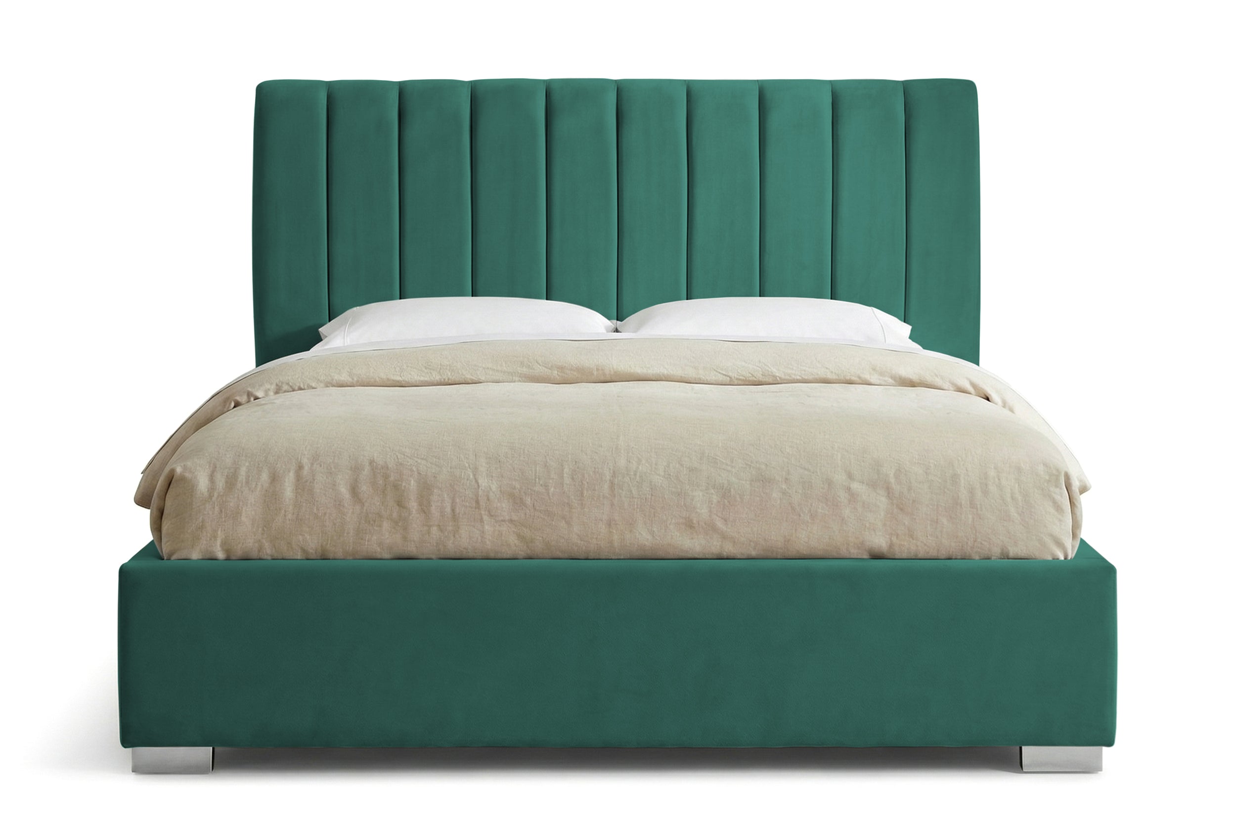 Pat Tapitat Santiago, cu Lada Rabatabil, Verde-Smarald, Prestigehome.ro, Prestige, #Color_swing-verde