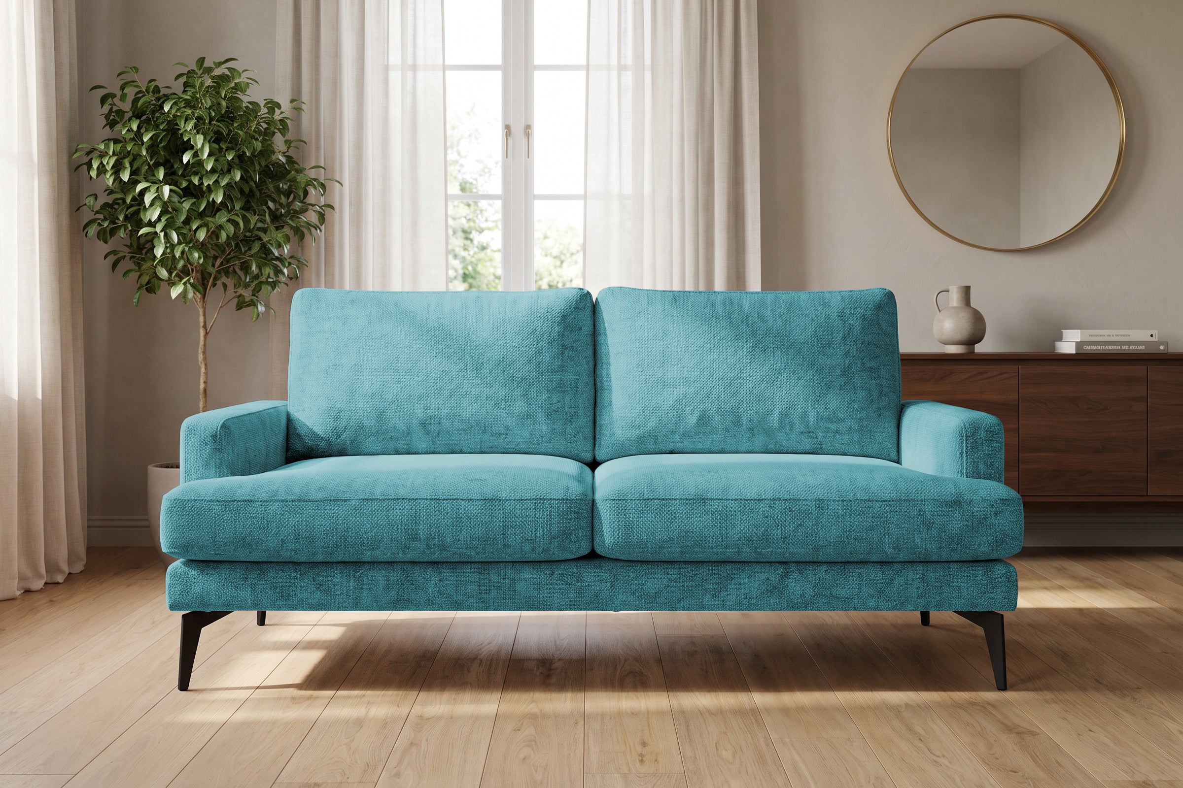 Colțar Fix AZURRO, cu ladă de depozitare, 280x90/180x85 cm - Prestigehome.ro - Colțar - Prestige #color_Turcoaz-Mystery