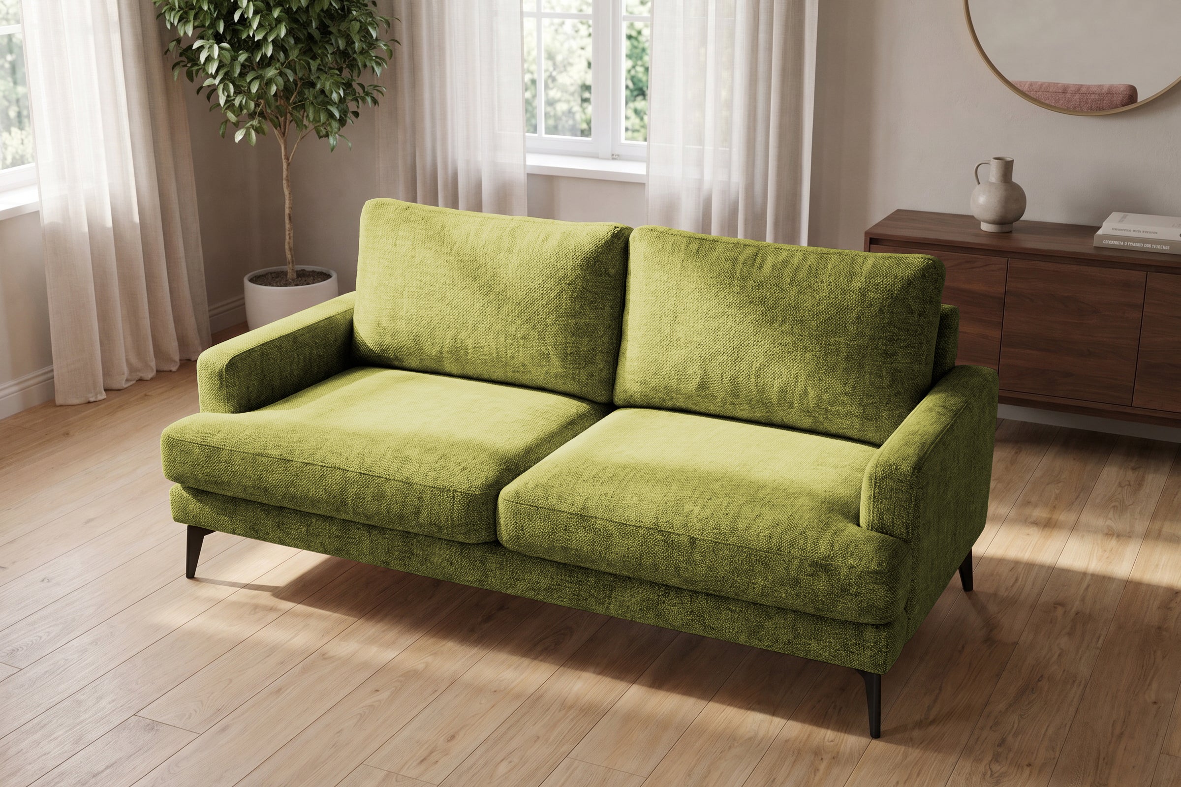 Colțar Fix AZURRO, cu ladă de depozitare, 280x90/180x85 cm - Prestigehome.ro - Colțar - Prestige #color_Verde-Olive-Mystery