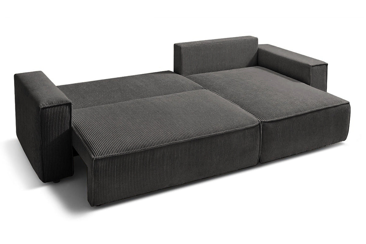 Coltar Extensibil 3 locuri Cloud, cu lada de depozitare, 275x145x85 cm - Prestigehome.ro - Coltar - Prestige - #color_Antracit-Fjord