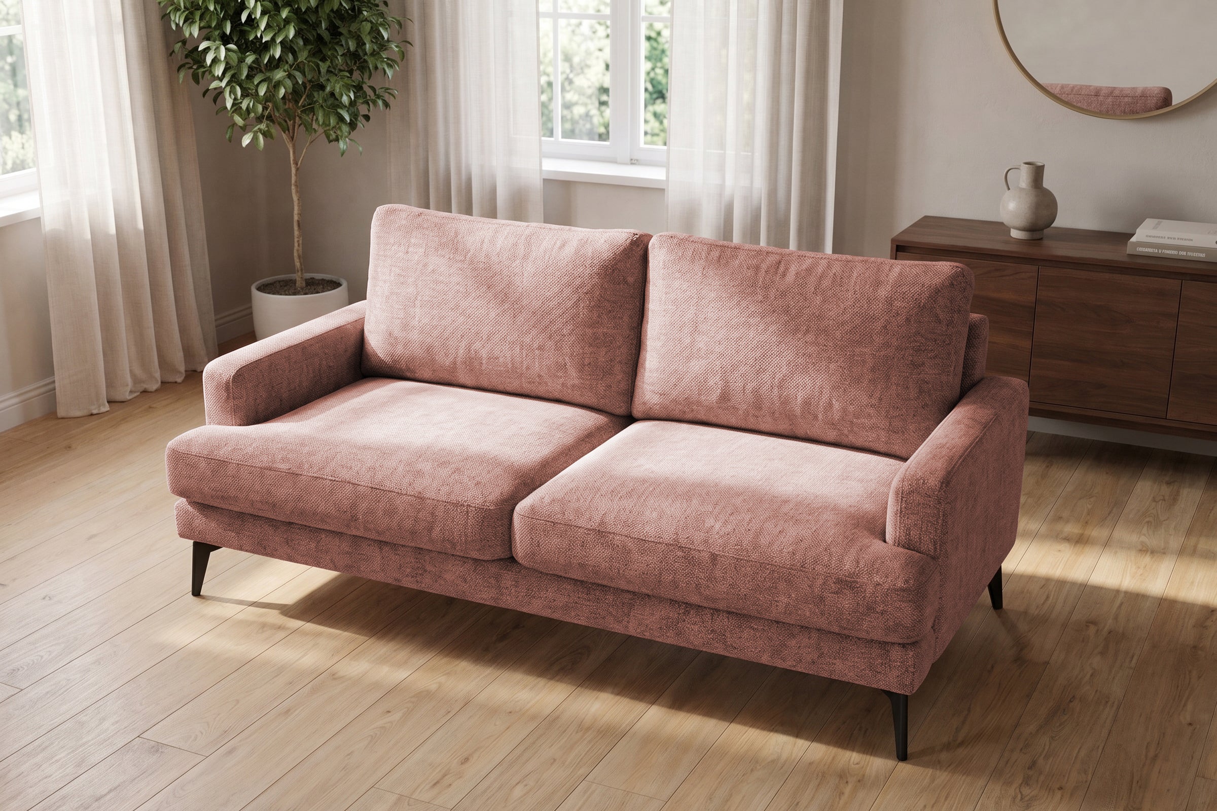 Canapea Fixă AZURRO, 2 locuri, 175x90x85 cm - Prestigehome.ro - Canapea - Prestige #color_Roz-Mystery