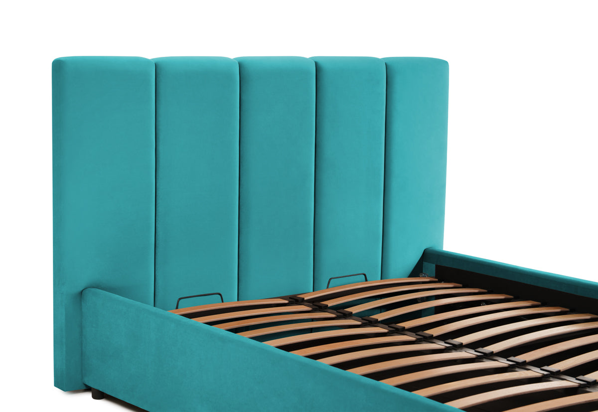 Pat Tapitat Luna, cu Lada Rabatabil, Prestigehome.ro, Prestige, #color_swing-turcoaz