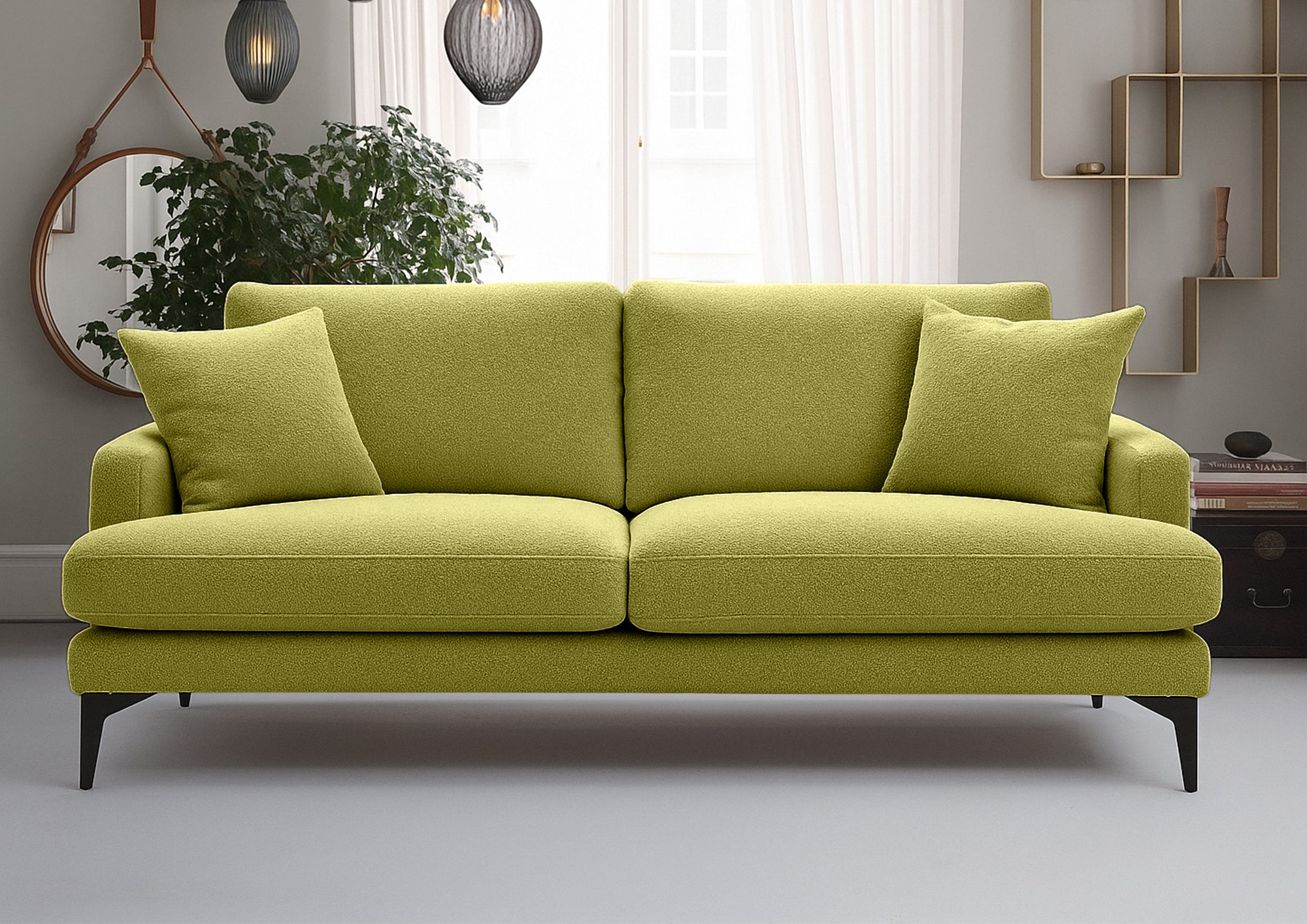 Canapea Fixă AZURRO, 2 locuri, 175x90x85 cm - Prestigehome.ro - Canapea - Prestige #color_Verde-Olive-Mystery