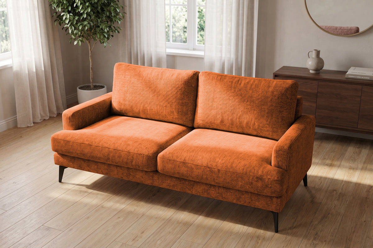 Colțar Fix AZURRO, cu ladă de depozitare, 280x90/180x85 cm - Prestigehome.ro - Colțar - Prestige #color_Portocaliu-Mystery